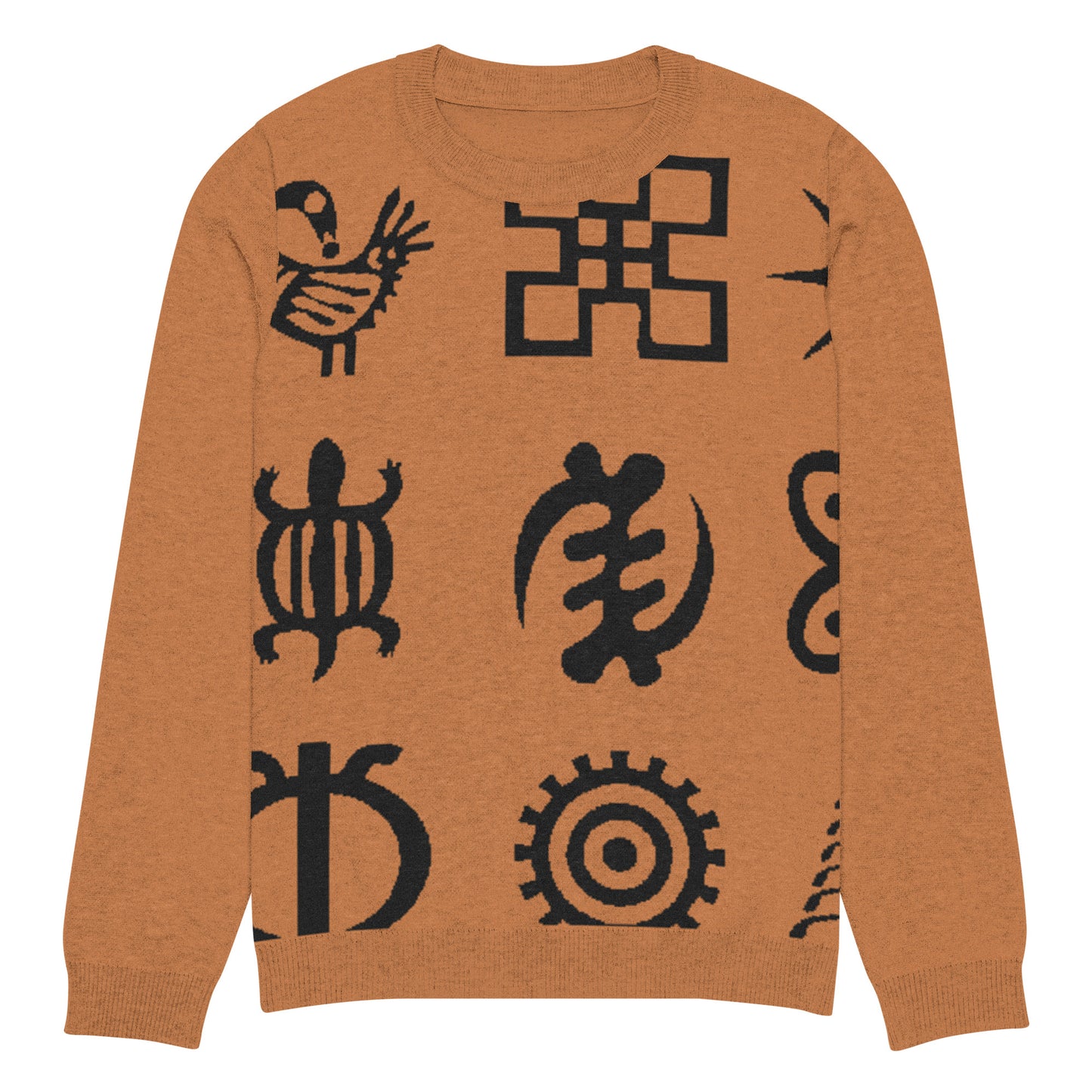 AZONTO Knitted crew neck sweater