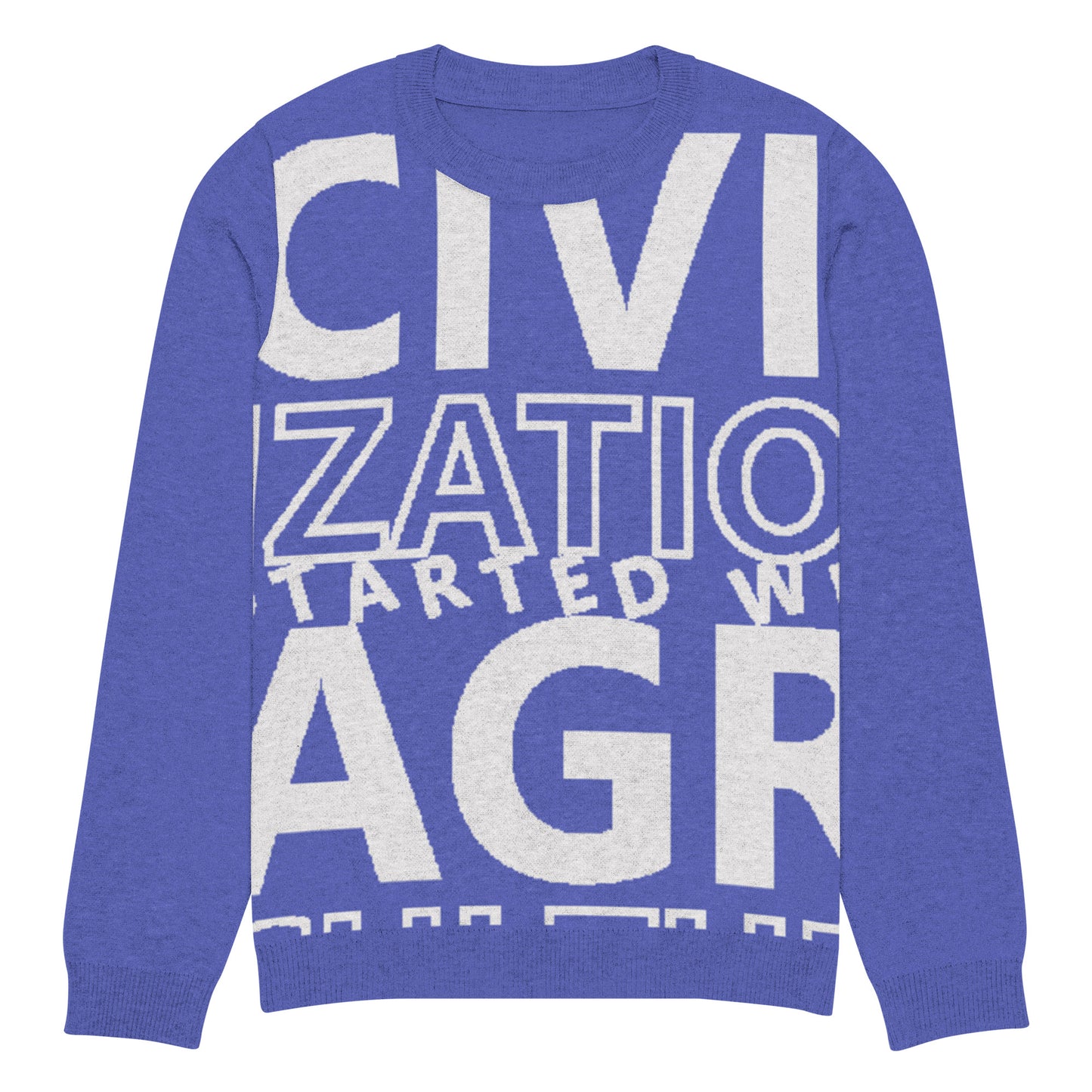 CIVILIZATION Knitted crew neck sweater