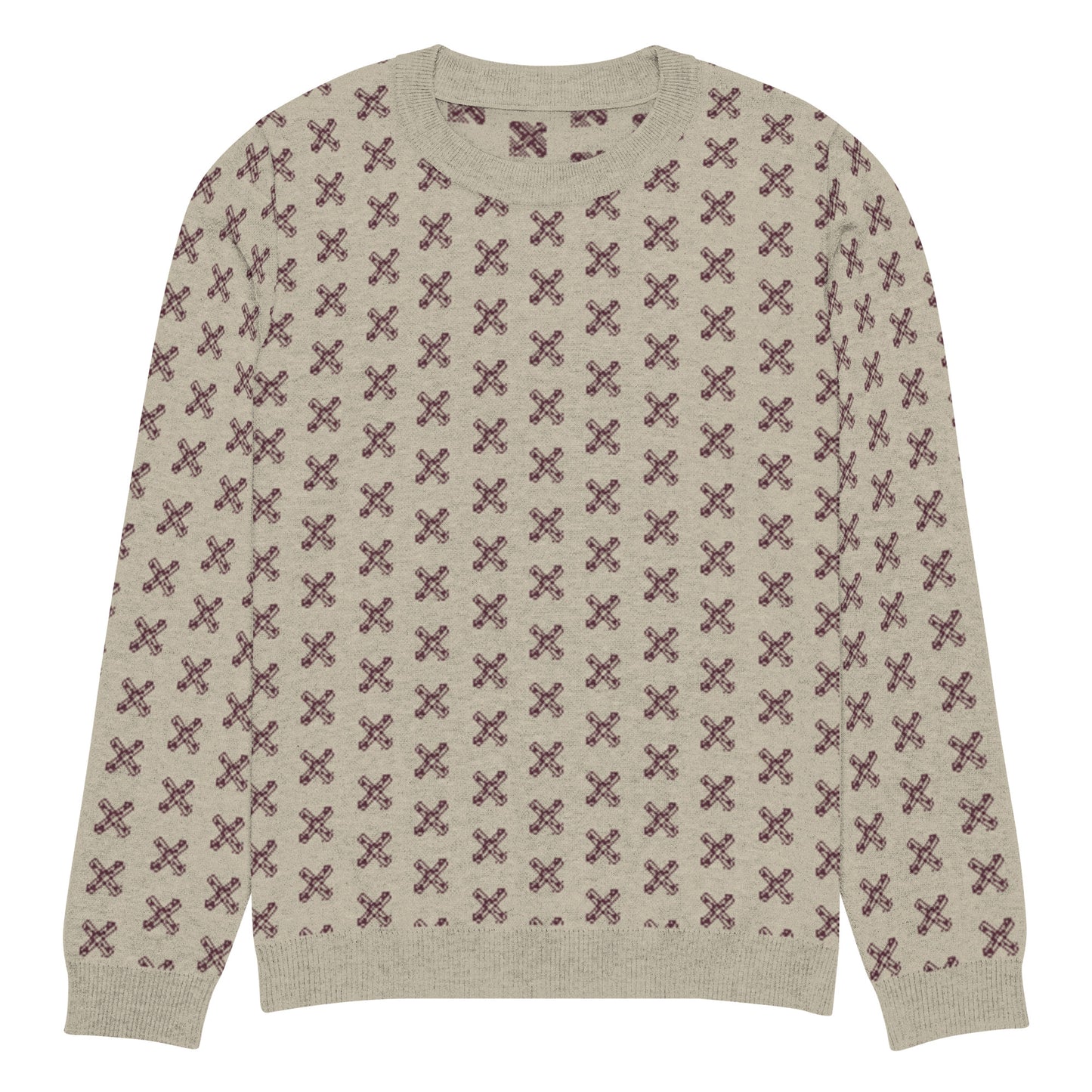 AZONTO Knitted crew neck sweater