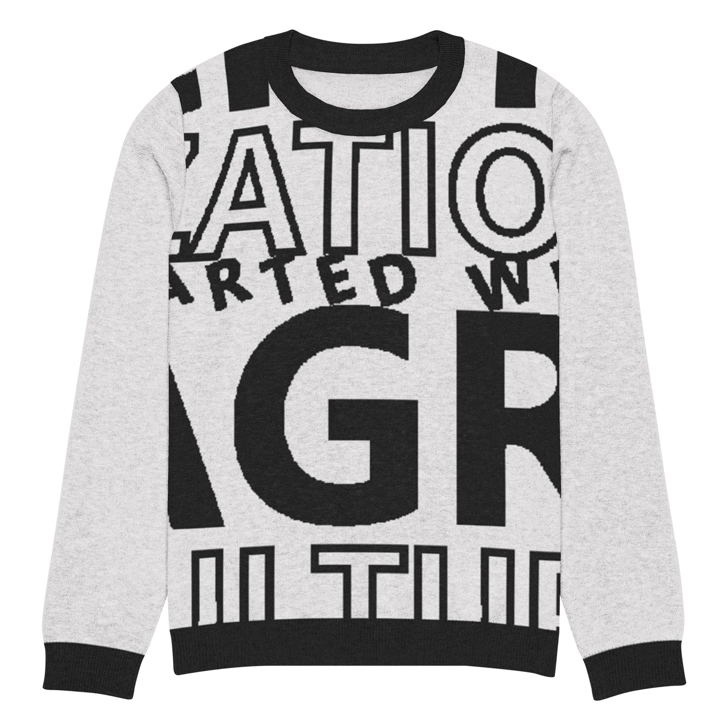 CIVILIZATION Knitted crew neck sweater