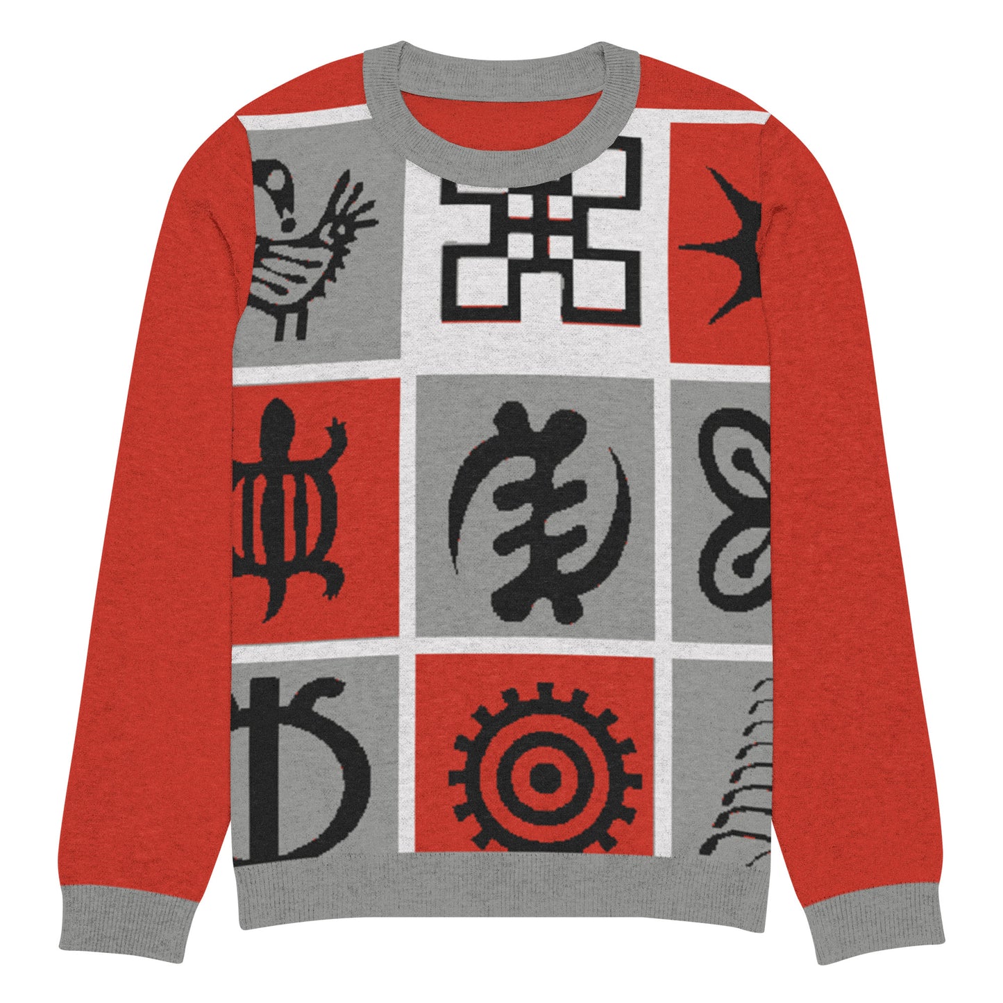 AZONTO Knitted crew neck sweater