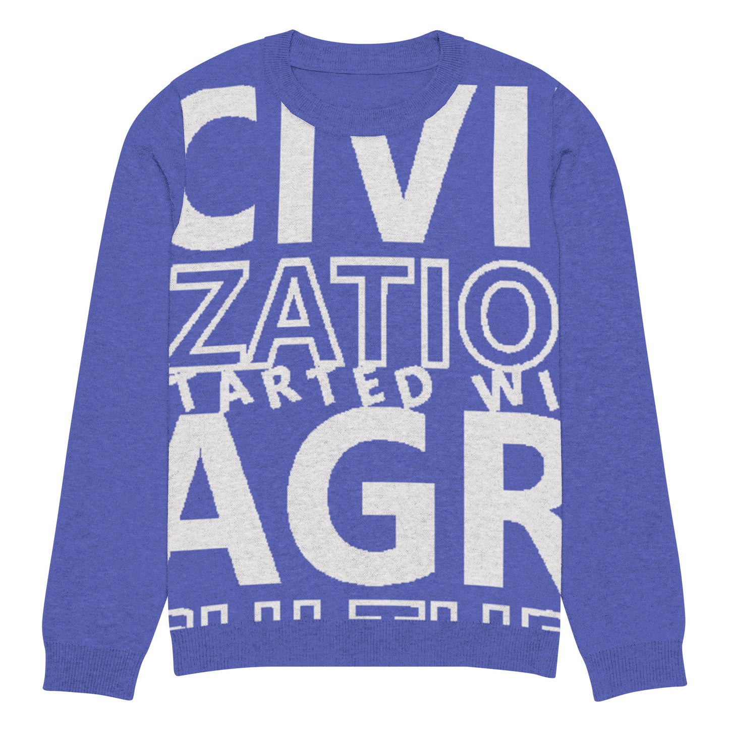 CIVILIZATION Knitted crew neck sweater
