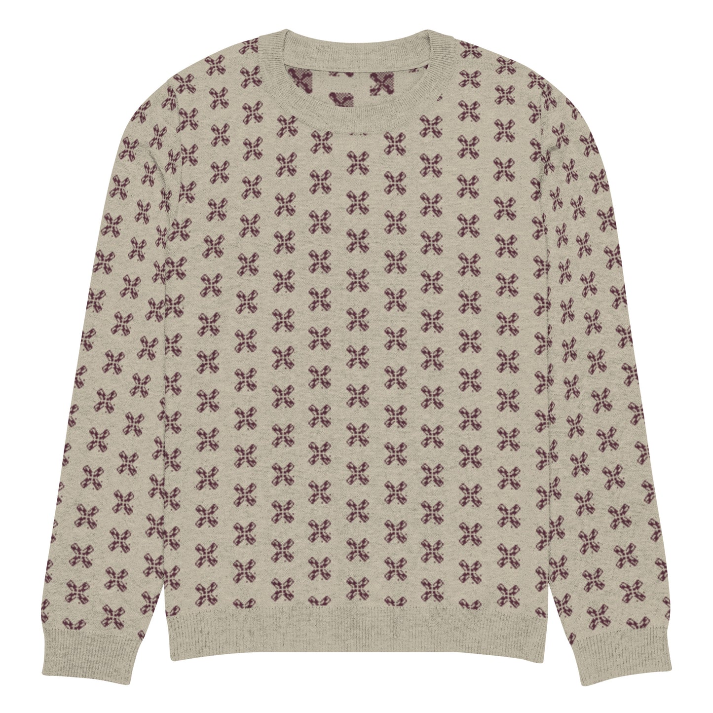 AZONTO Knitted crew neck sweater