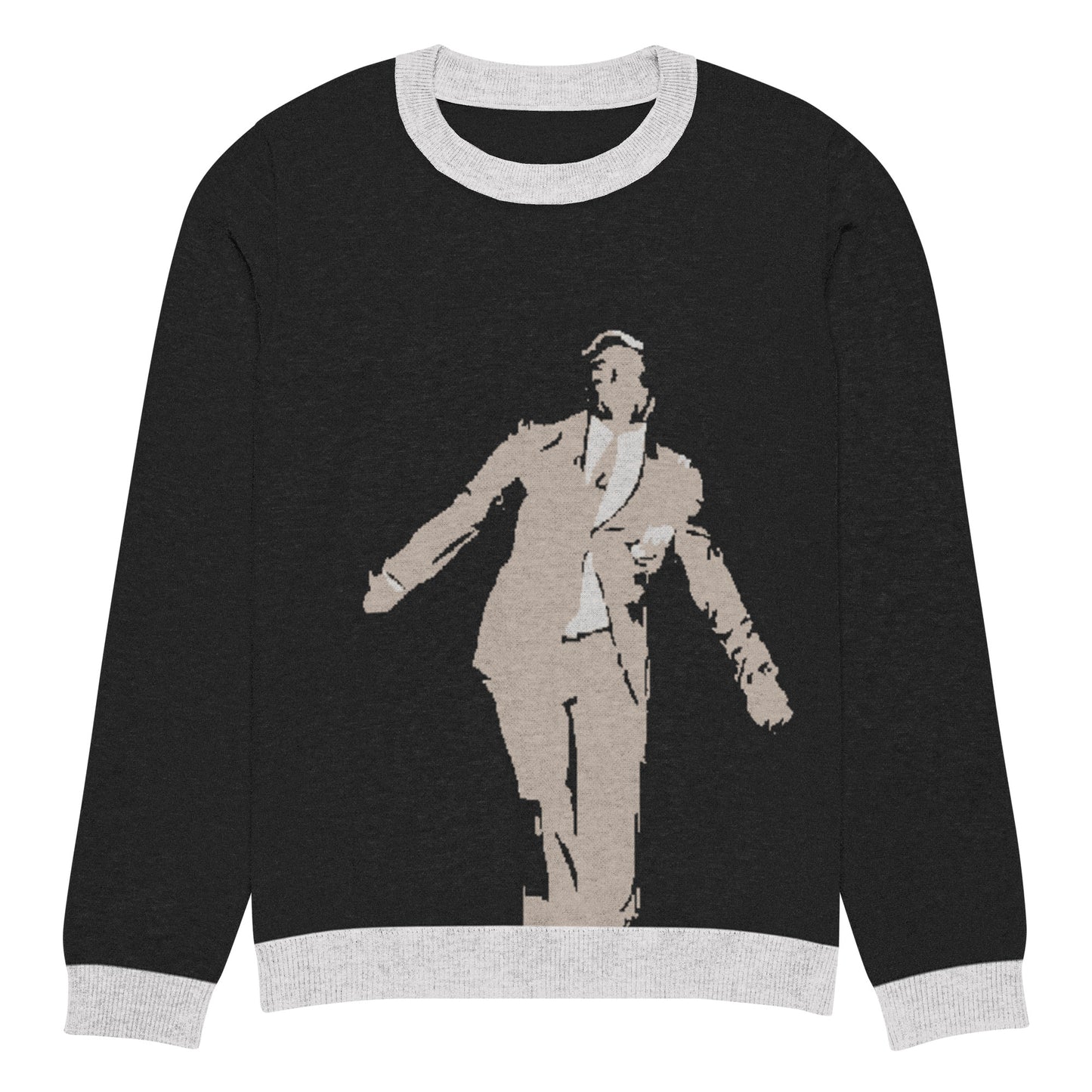 AZONTO Knitted crew neck sweater