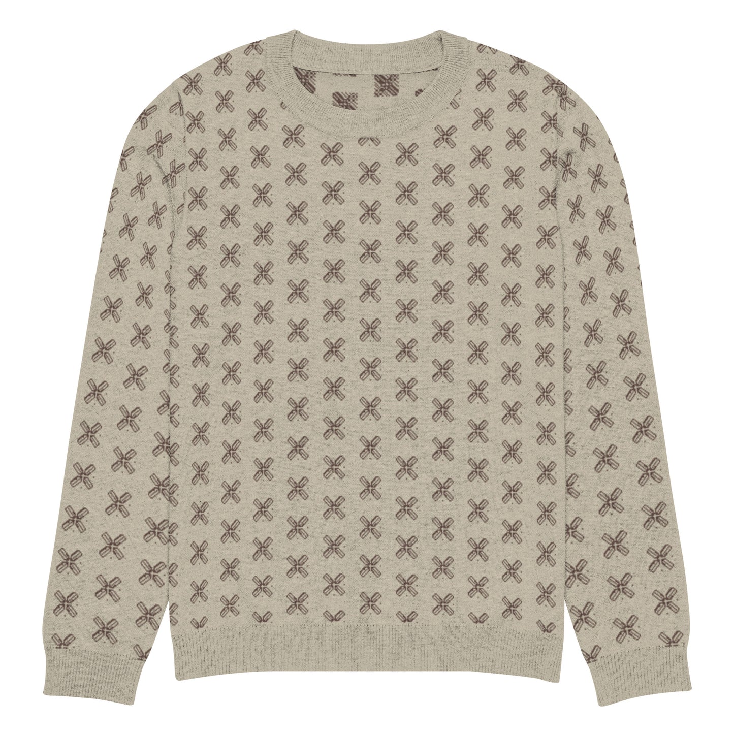 AZONTO Knitted crew neck sweater