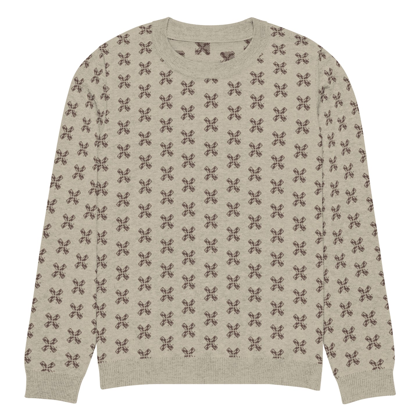 AZONTO Knitted crew neck sweater