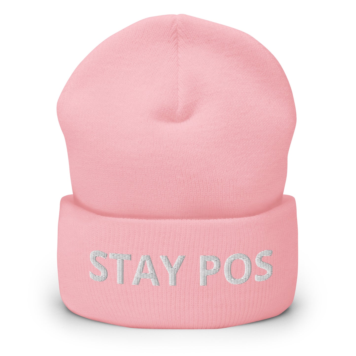STAY POS (positive) Cuffed Beanie