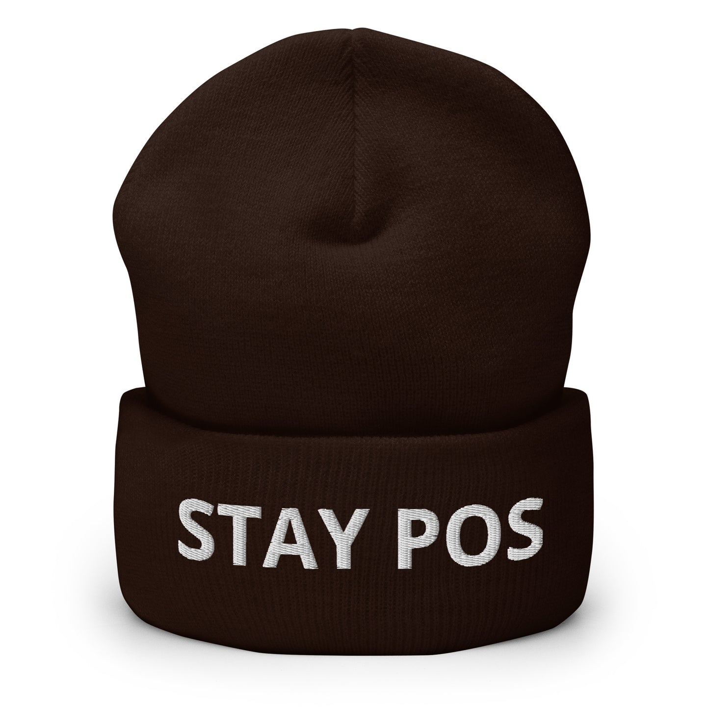 STAY POS (positive) Cuffed Beanie