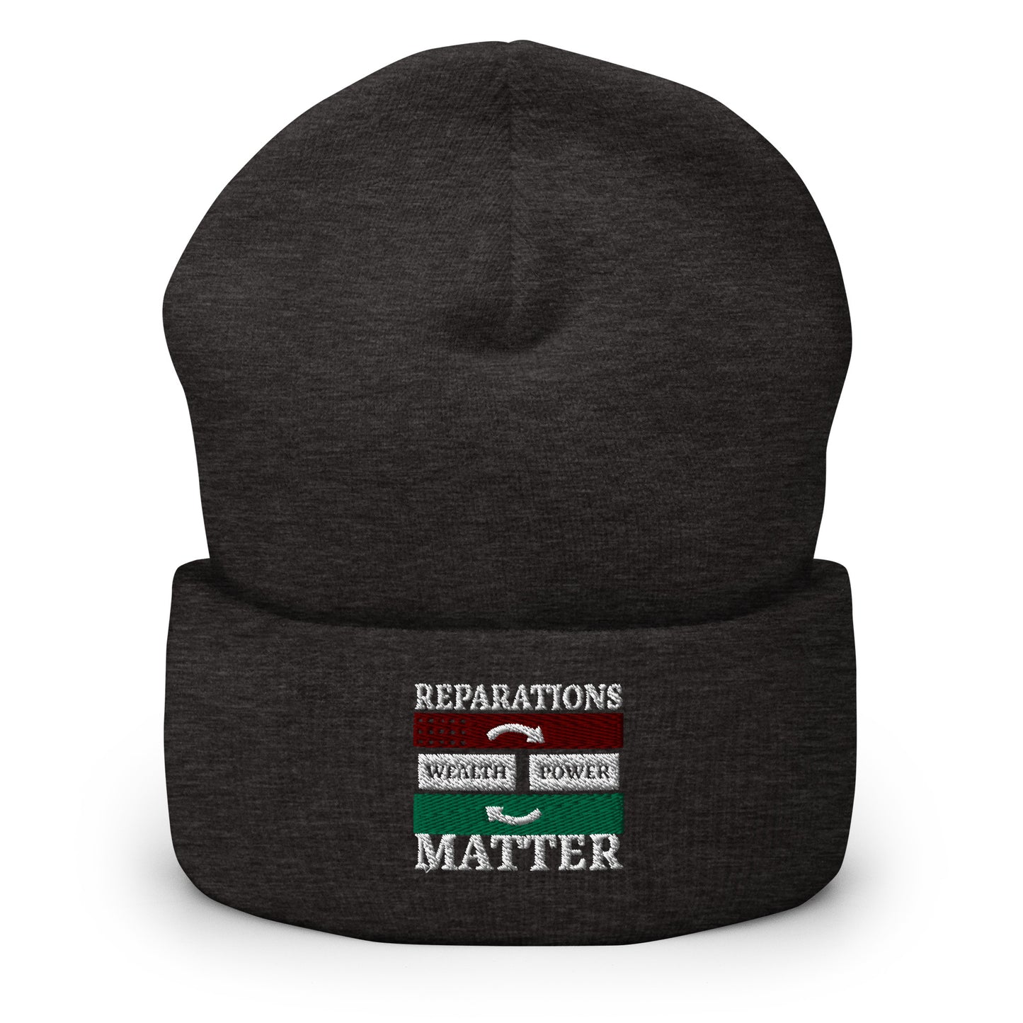 REPARATIONS MATTER Cuffed Beanie