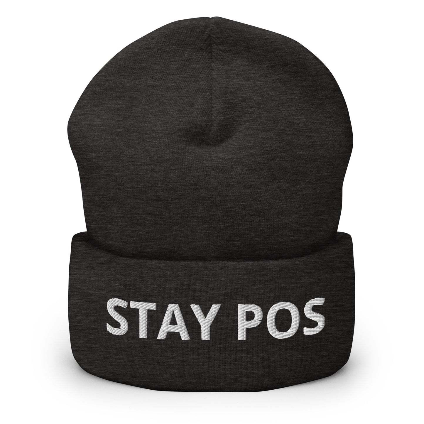 STAY POS (positive) Cuffed Beanie