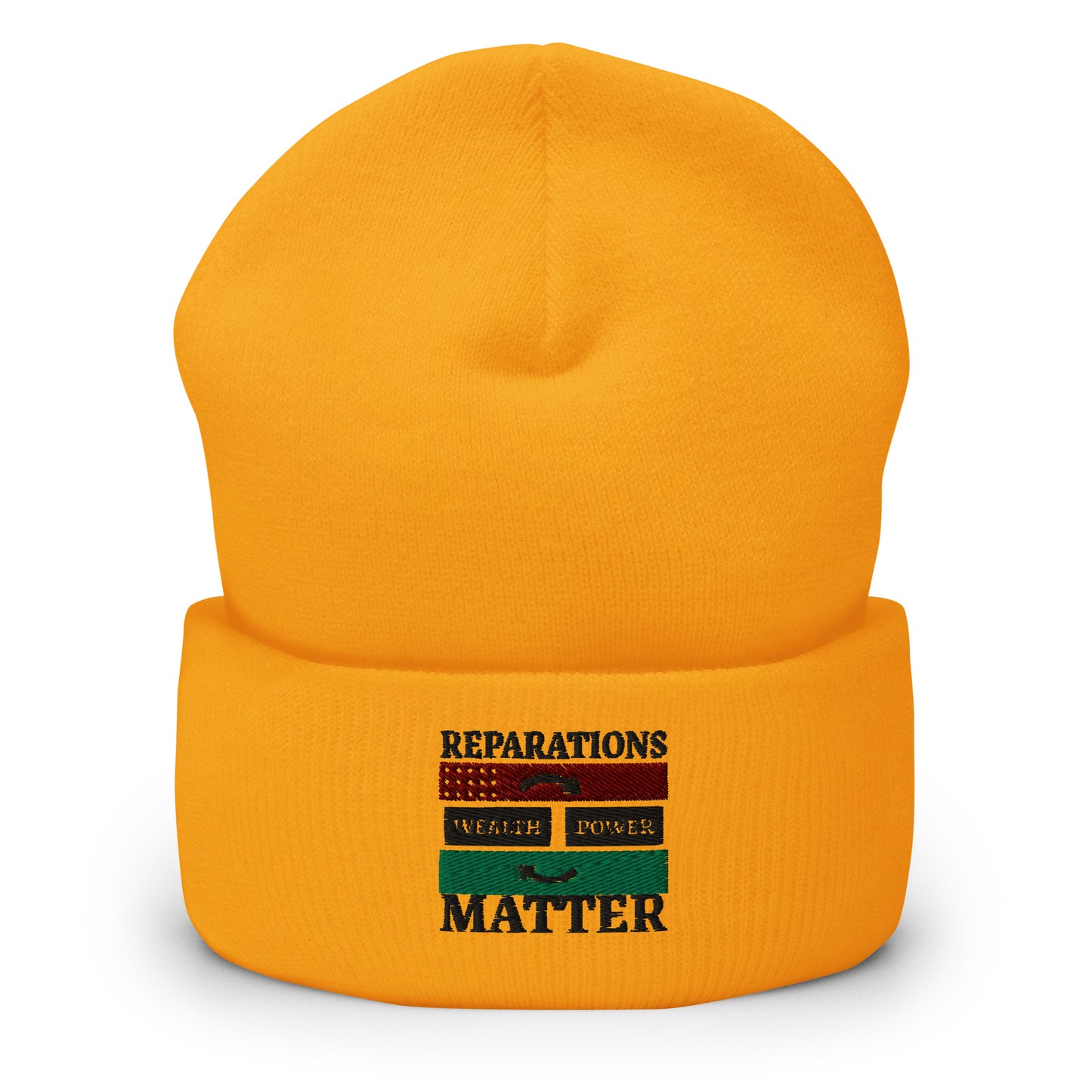 REPARATIONS MATTER Cuffed Beanie