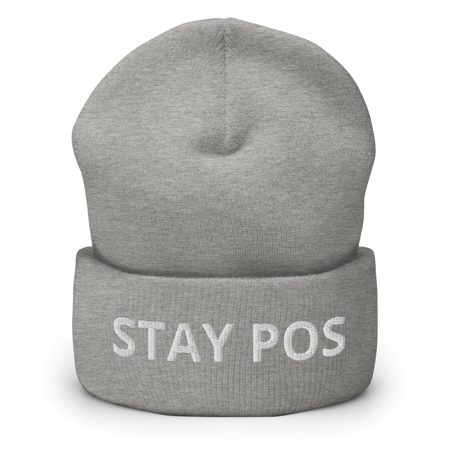 STAY POS (positive) Cuffed Beanie