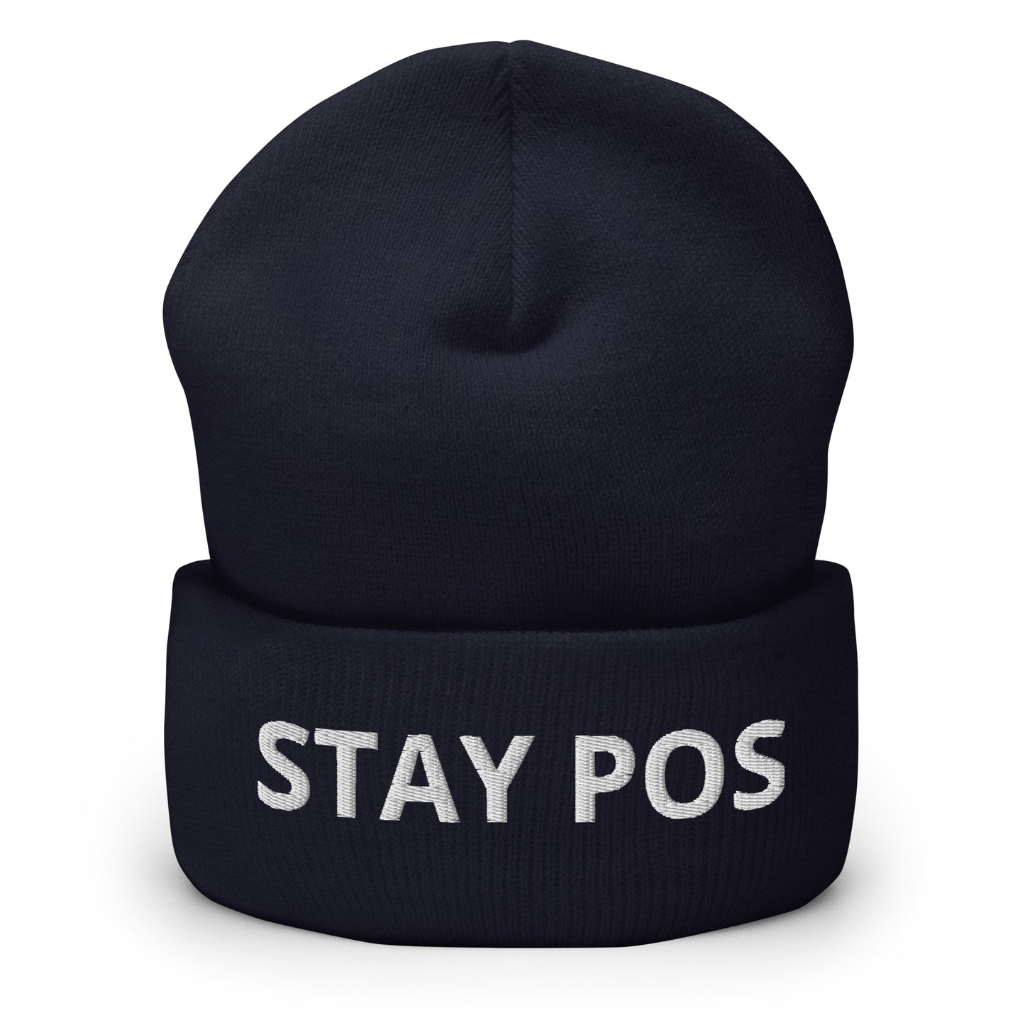 STAY POS (positive) Cuffed Beanie