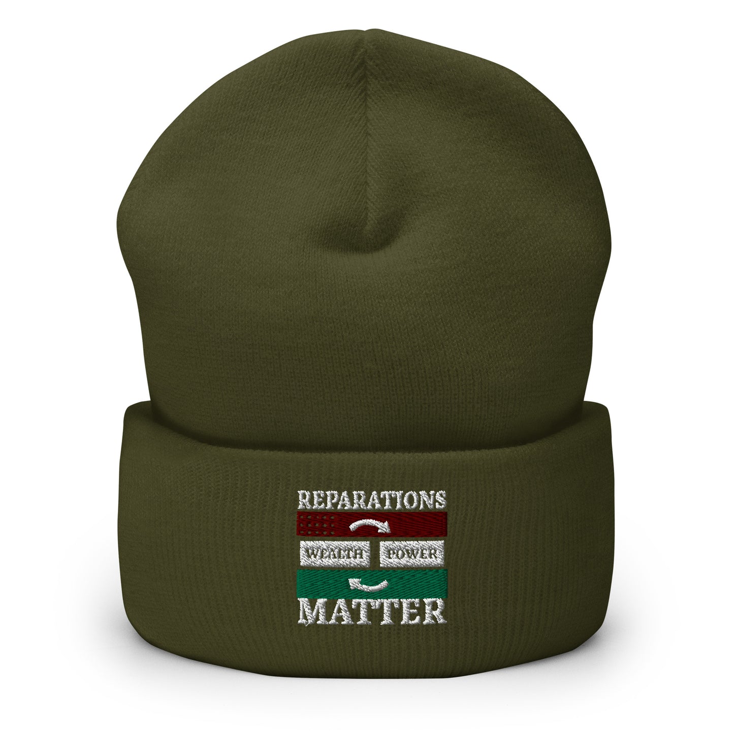 REPARATIONS MATTER Cuffed Beanie