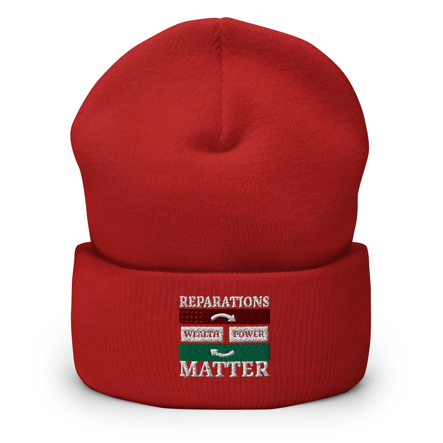 REPARATIONS MATTER Cuffed Beanie