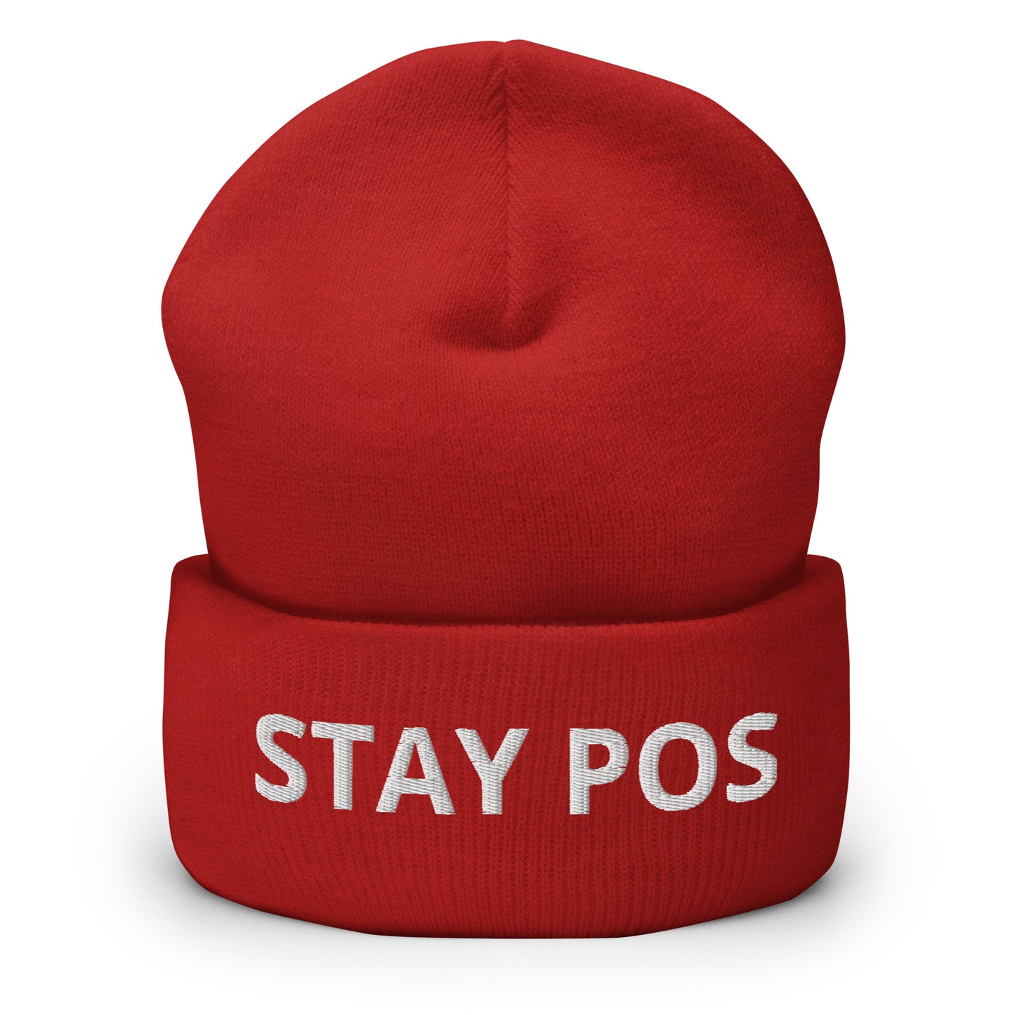 STAY POS (positive) Cuffed Beanie