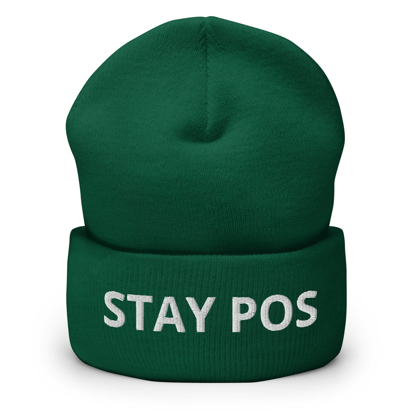 STAY POS (positive) Cuffed Beanie