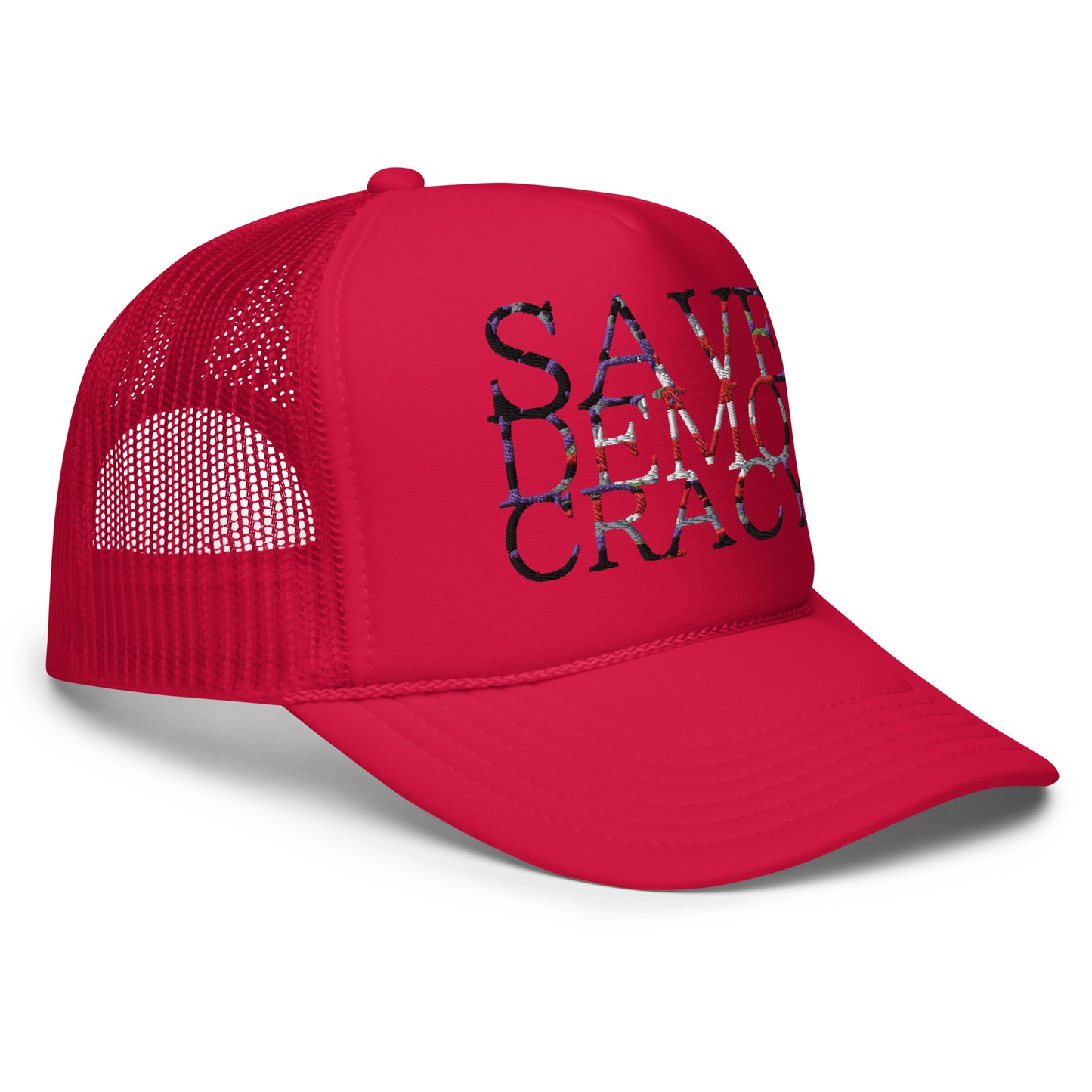 DEMOCRACY Foam trucker hat