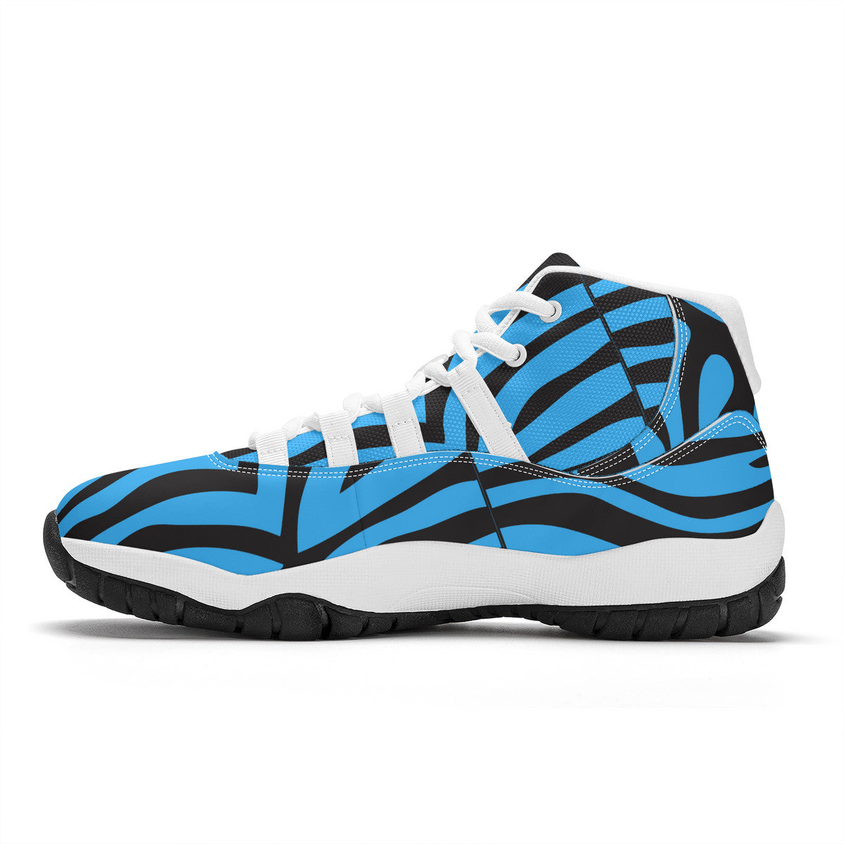 AZONTO SF_S38 High Top Air Retro Sneakers - White