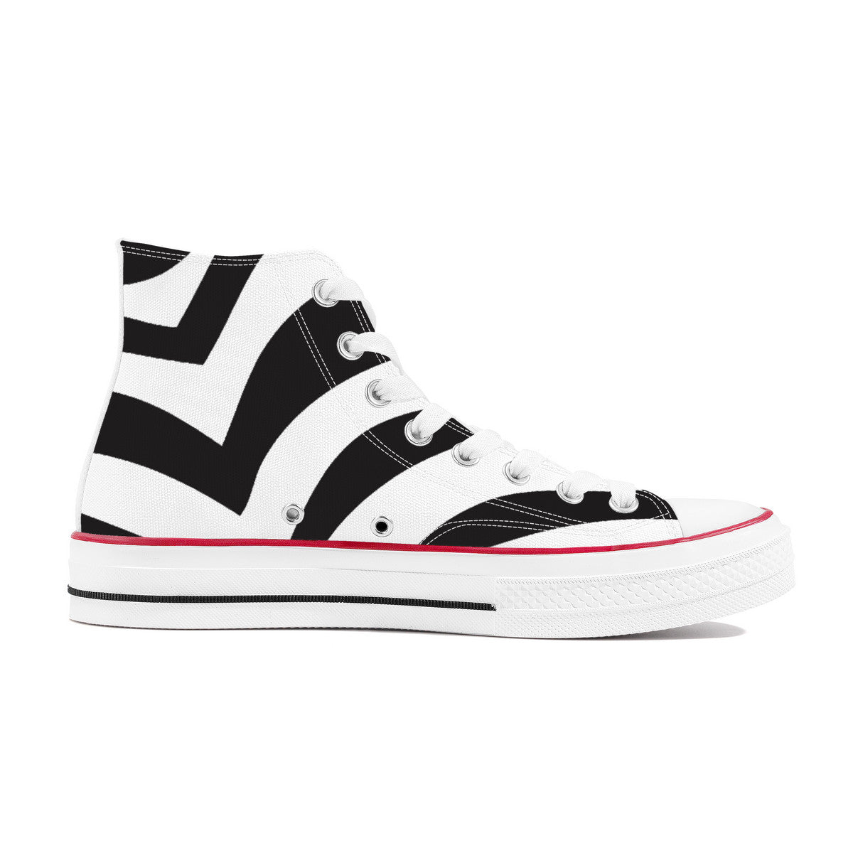 AZONTO ZEBULAN D70 High Top Canvas Shoes - White