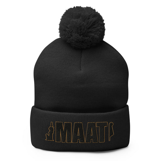 MAAT Pom-Pom Beanie