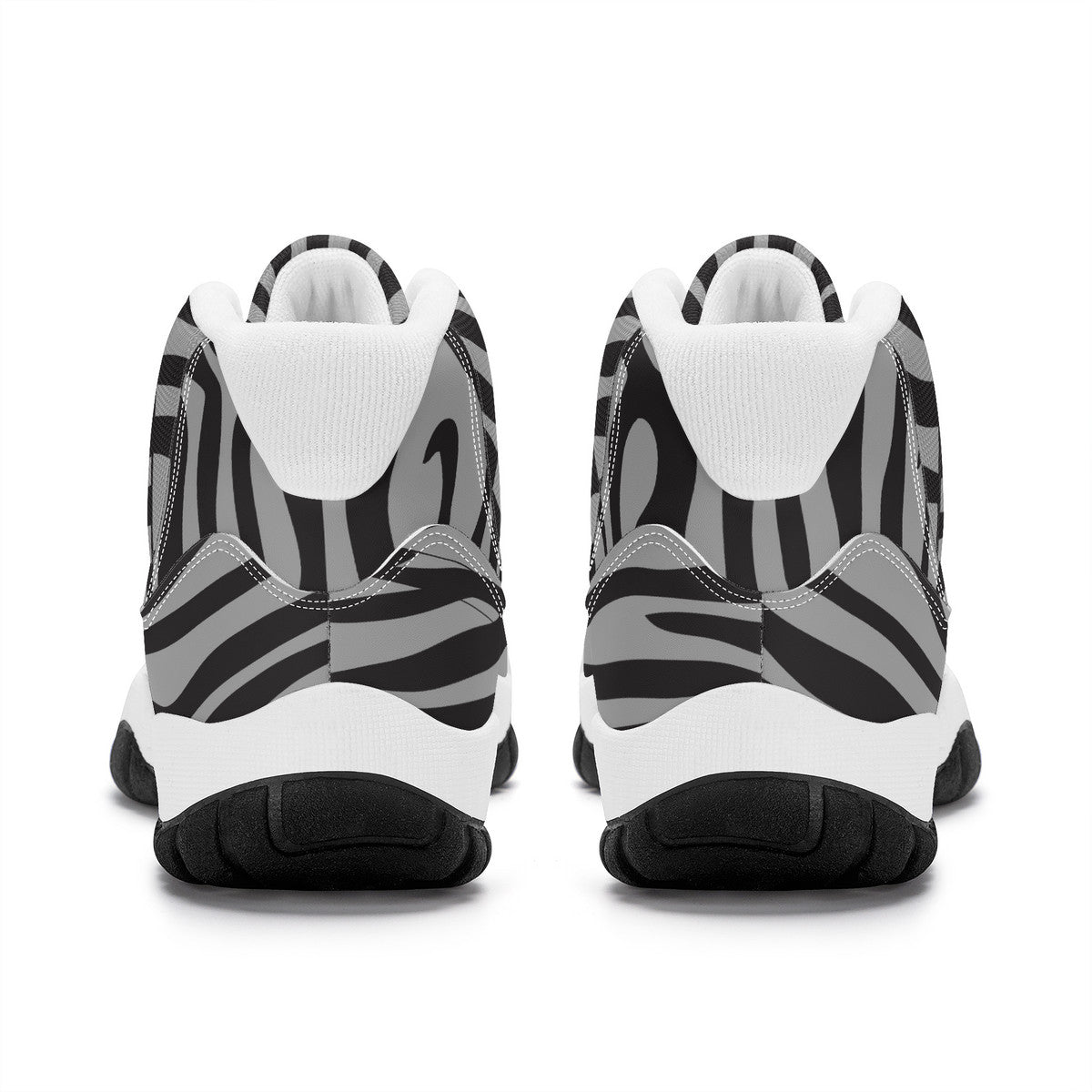 SHOES SF_S38 High Top Air Retro Sneakers - White