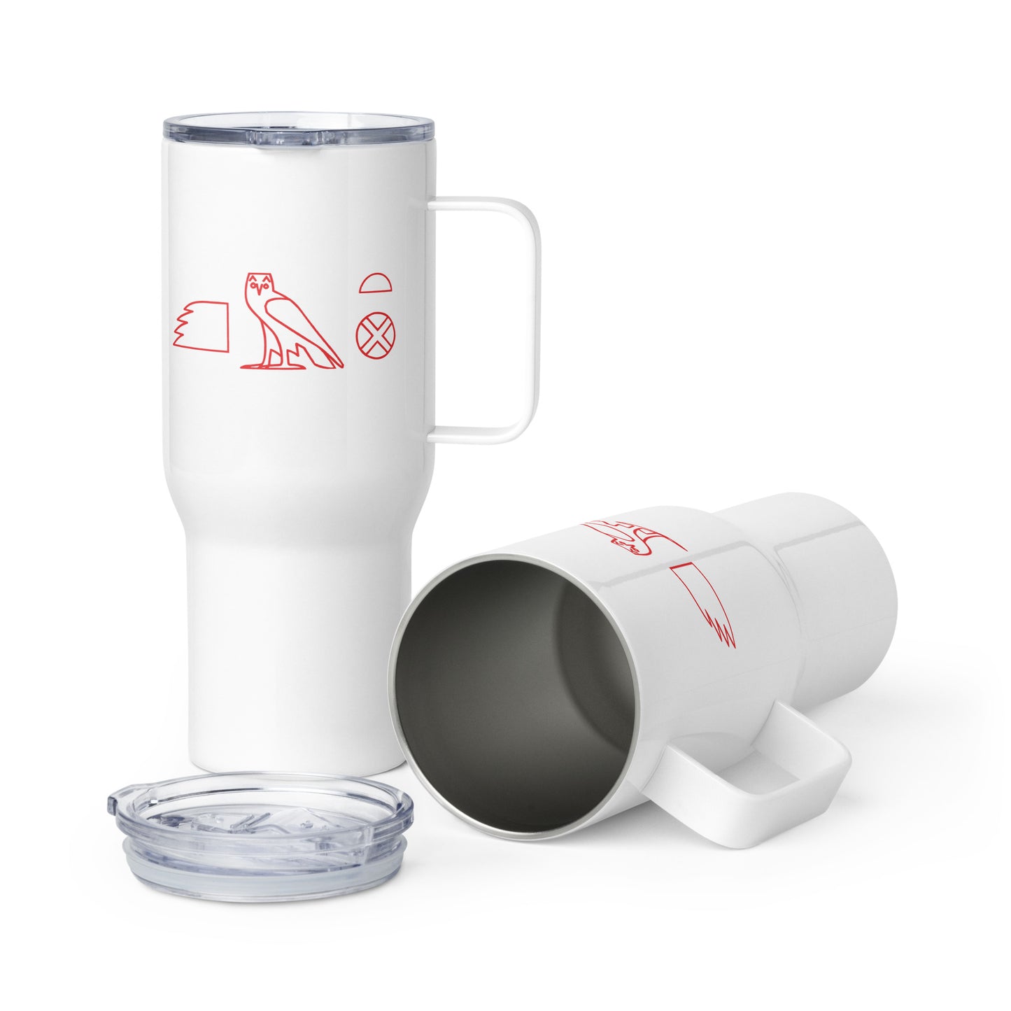 MAAT FOREVER KEMET Travel mug with a handle