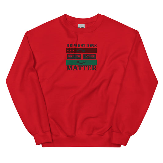 REPARATIONS MATTER Unisex Sweatshirt