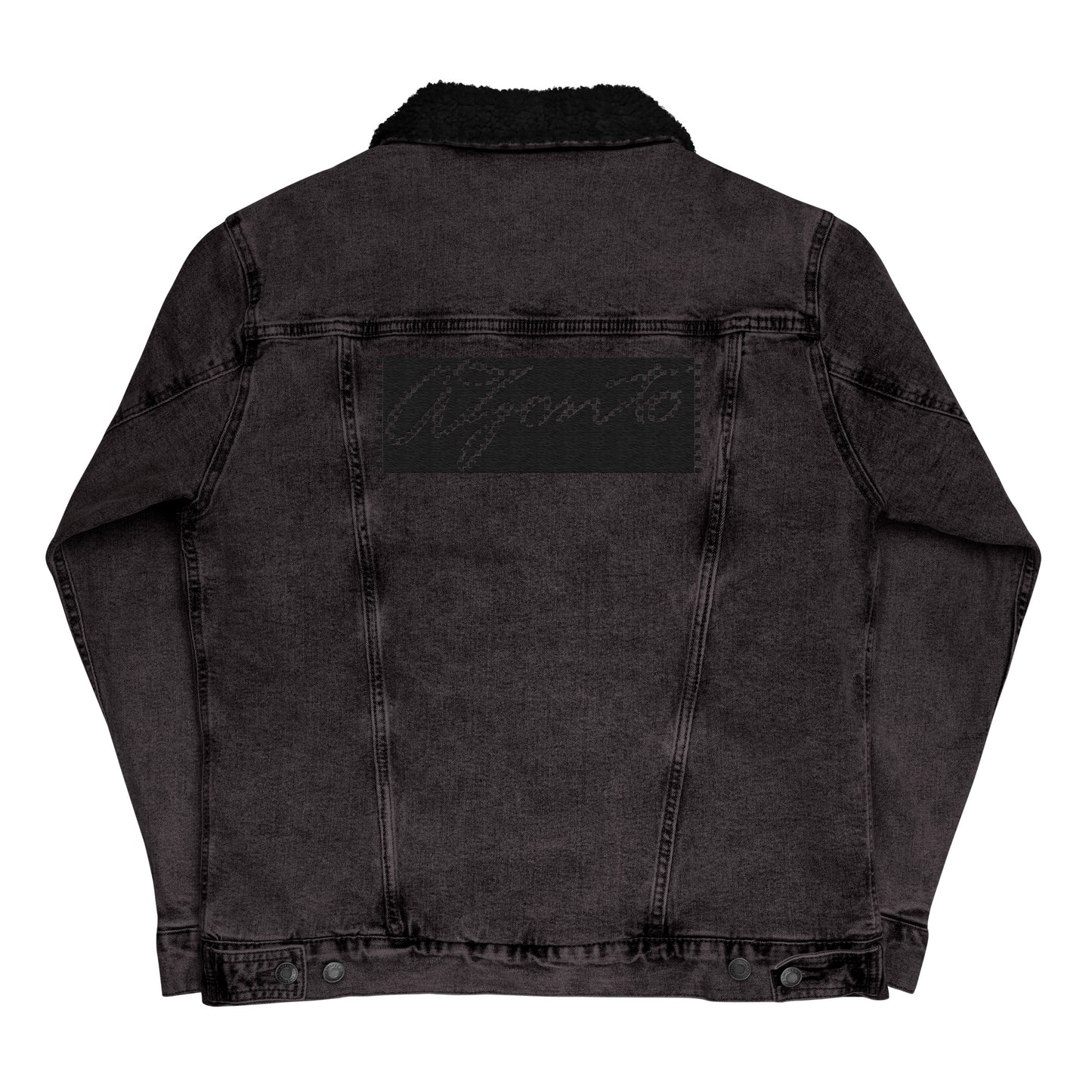 AZONTO  denim sherpa jacket