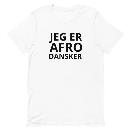 JEG ER AFRODANSKER Unisex t-shirt