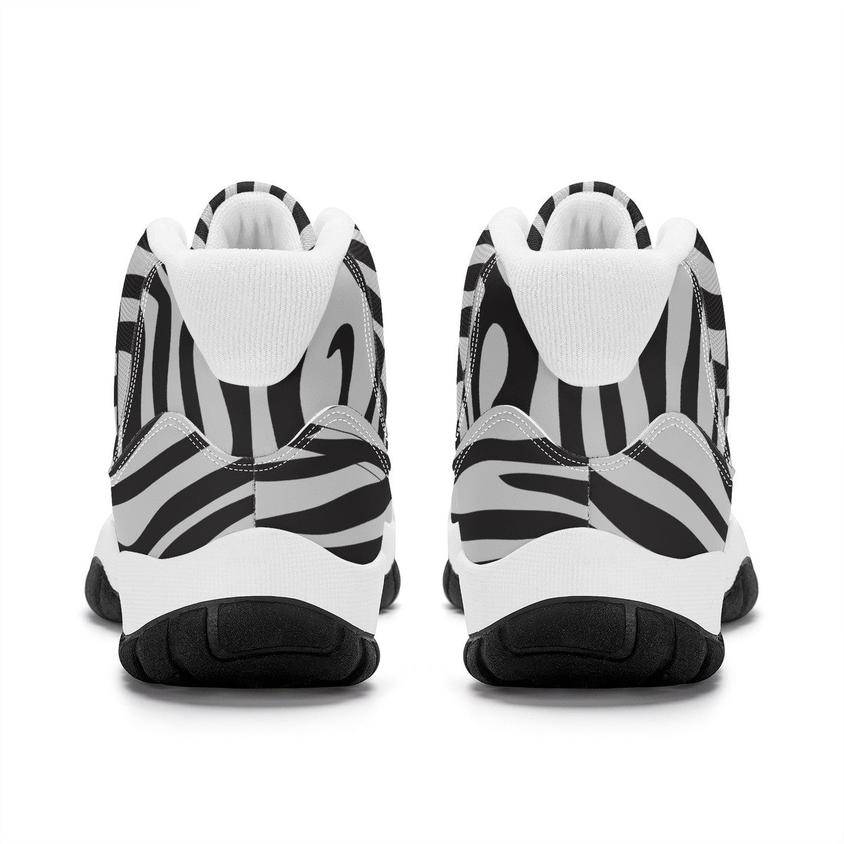 AZONTO  SF_S38 High Top Air Retro Sneakers - White