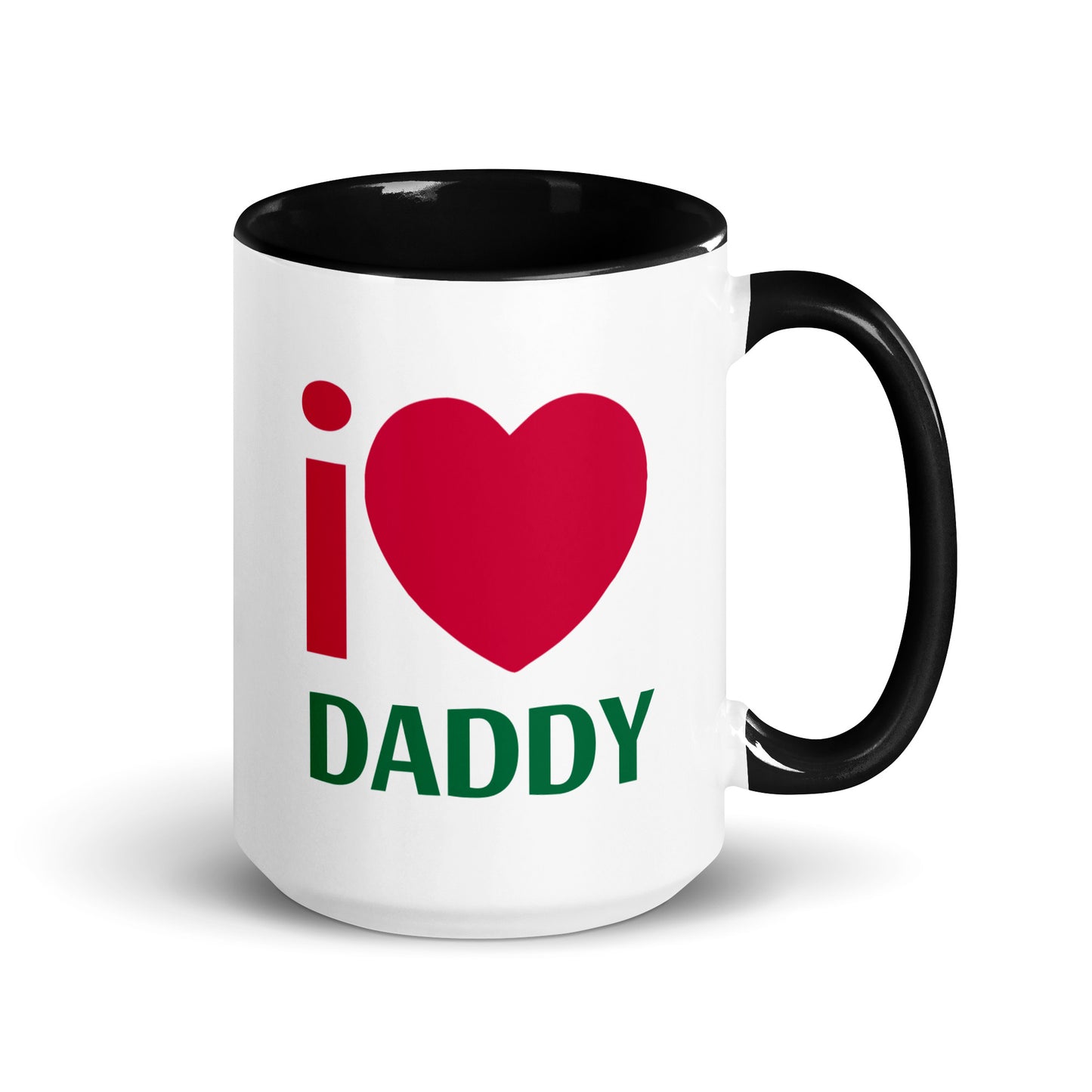 I LOVE Mug with Color Inside