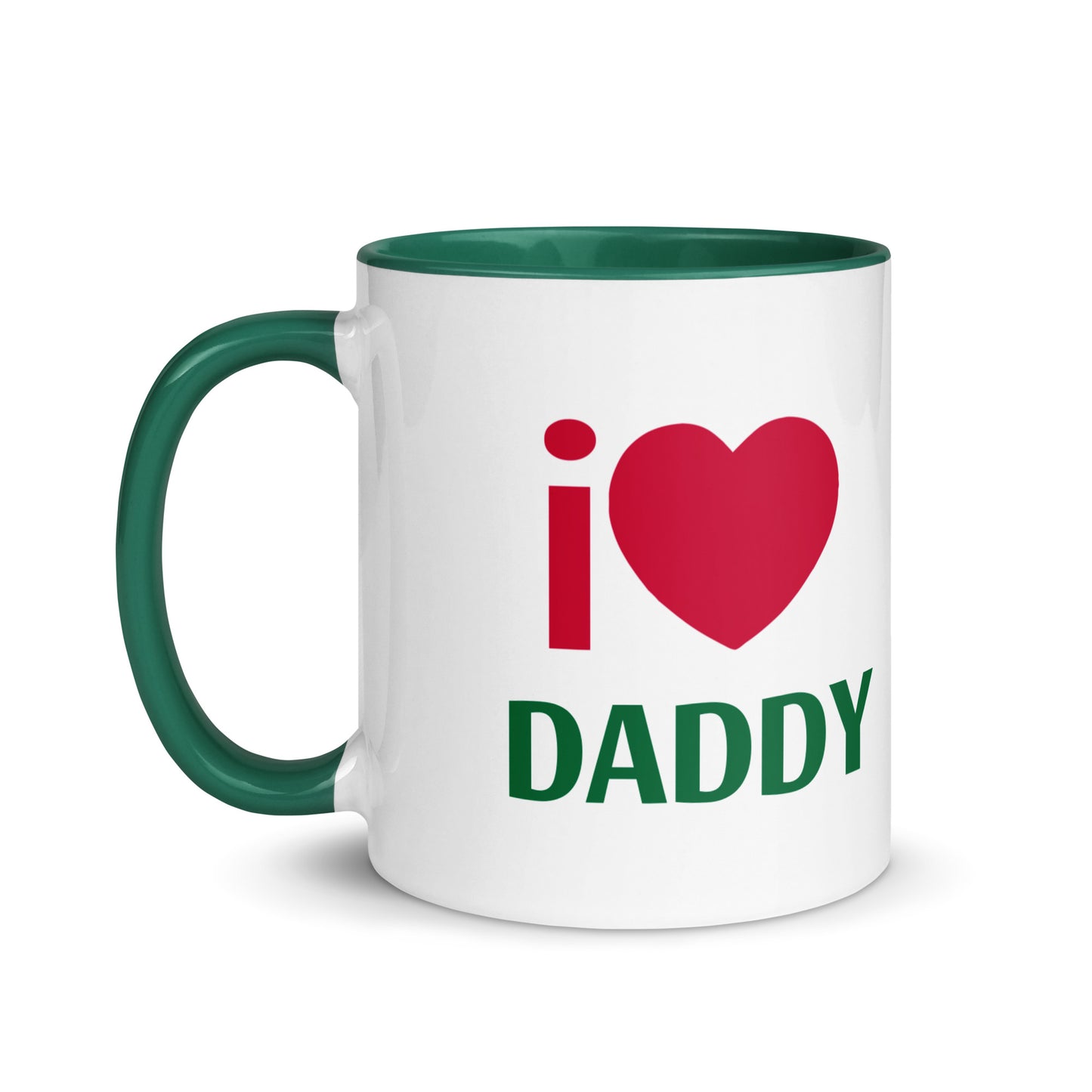 I LOVE Mug with Color Inside