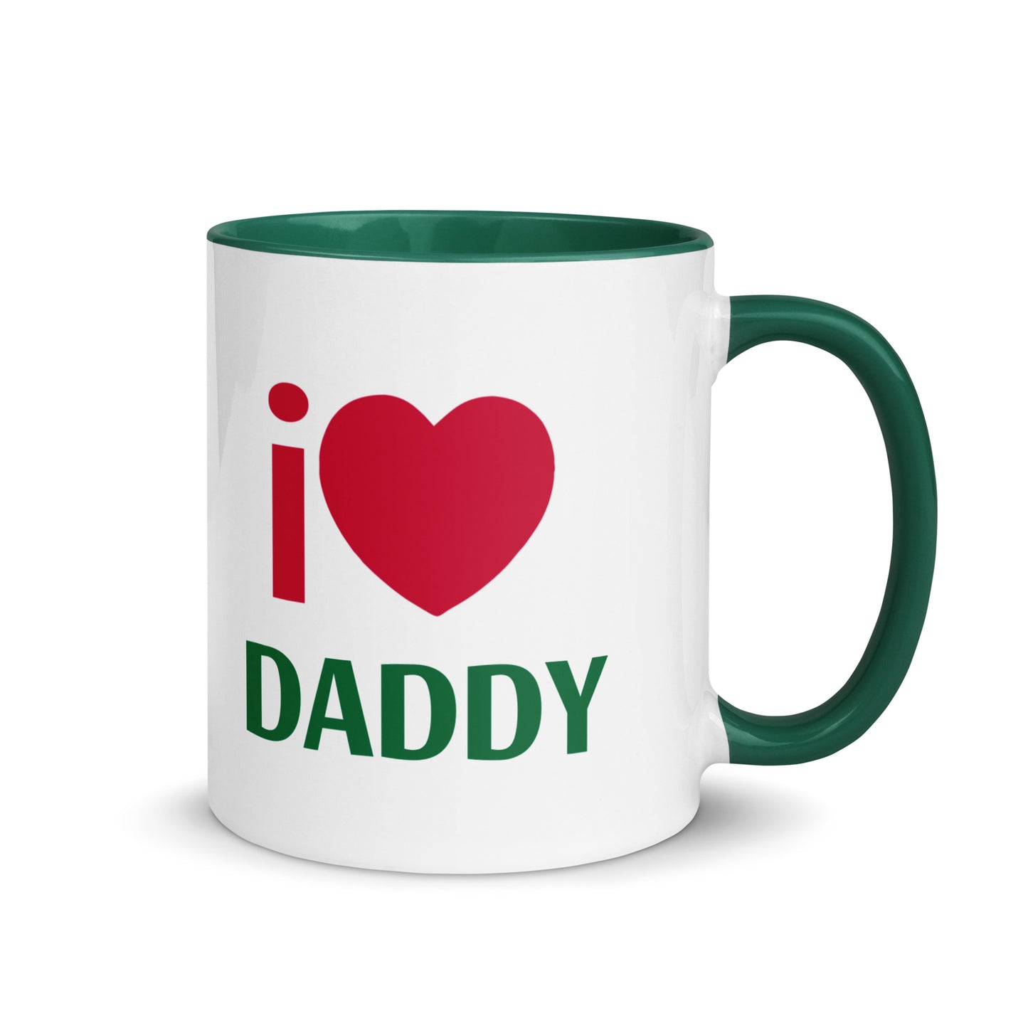 I LOVE Mug with Color Inside