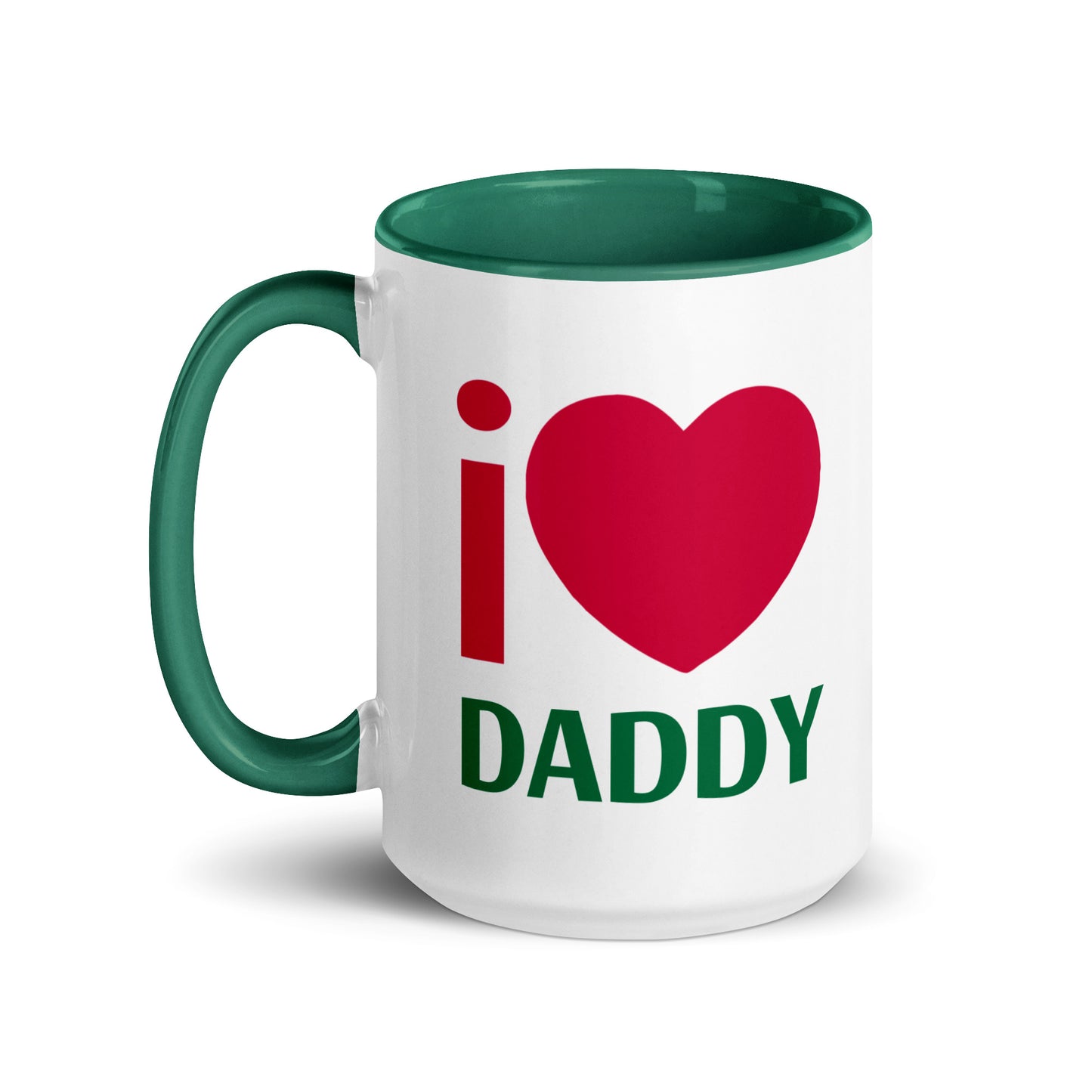 I LOVE Mug with Color Inside