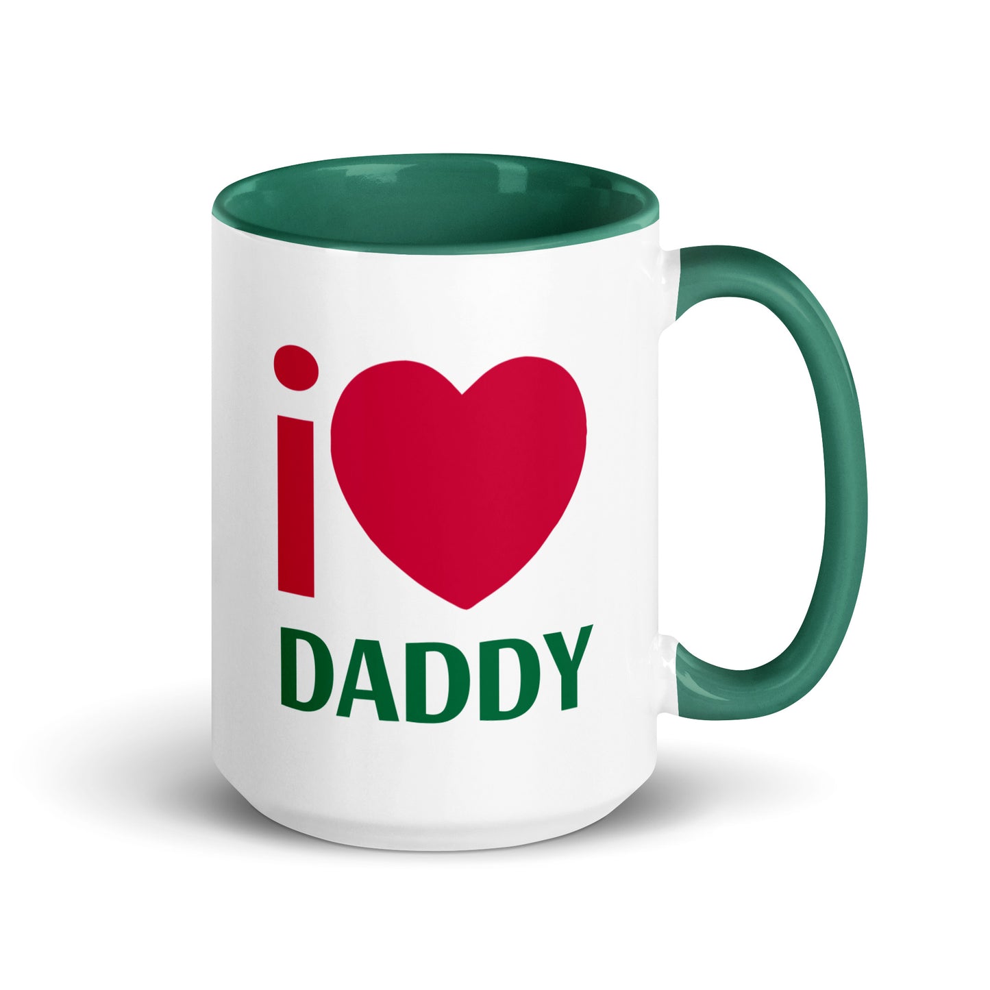 I LOVE Mug with Color Inside