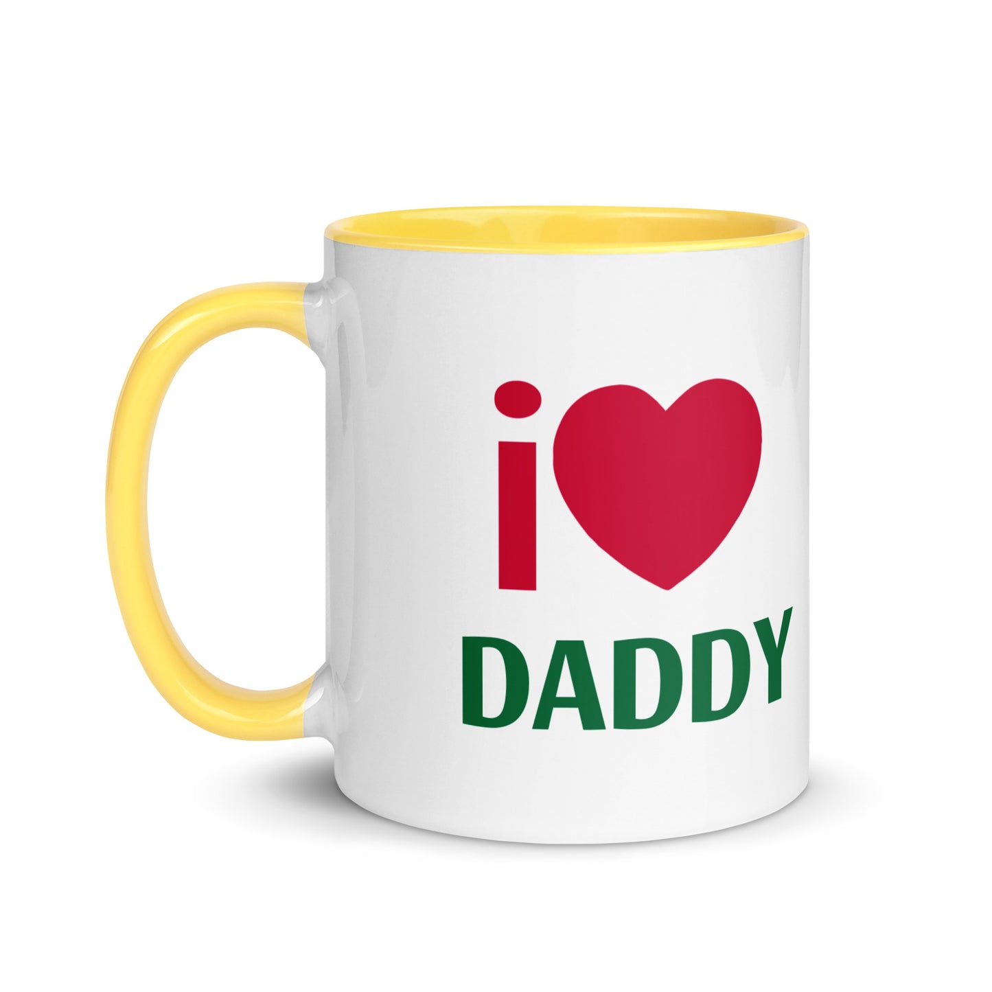 I LOVE Mug with Color Inside