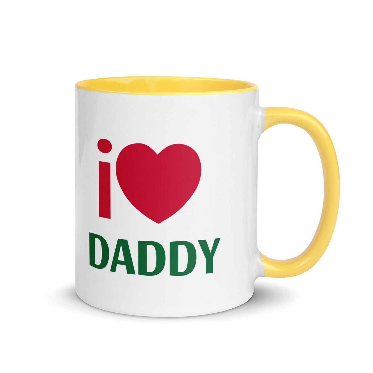 I LOVE Mug with Color Inside