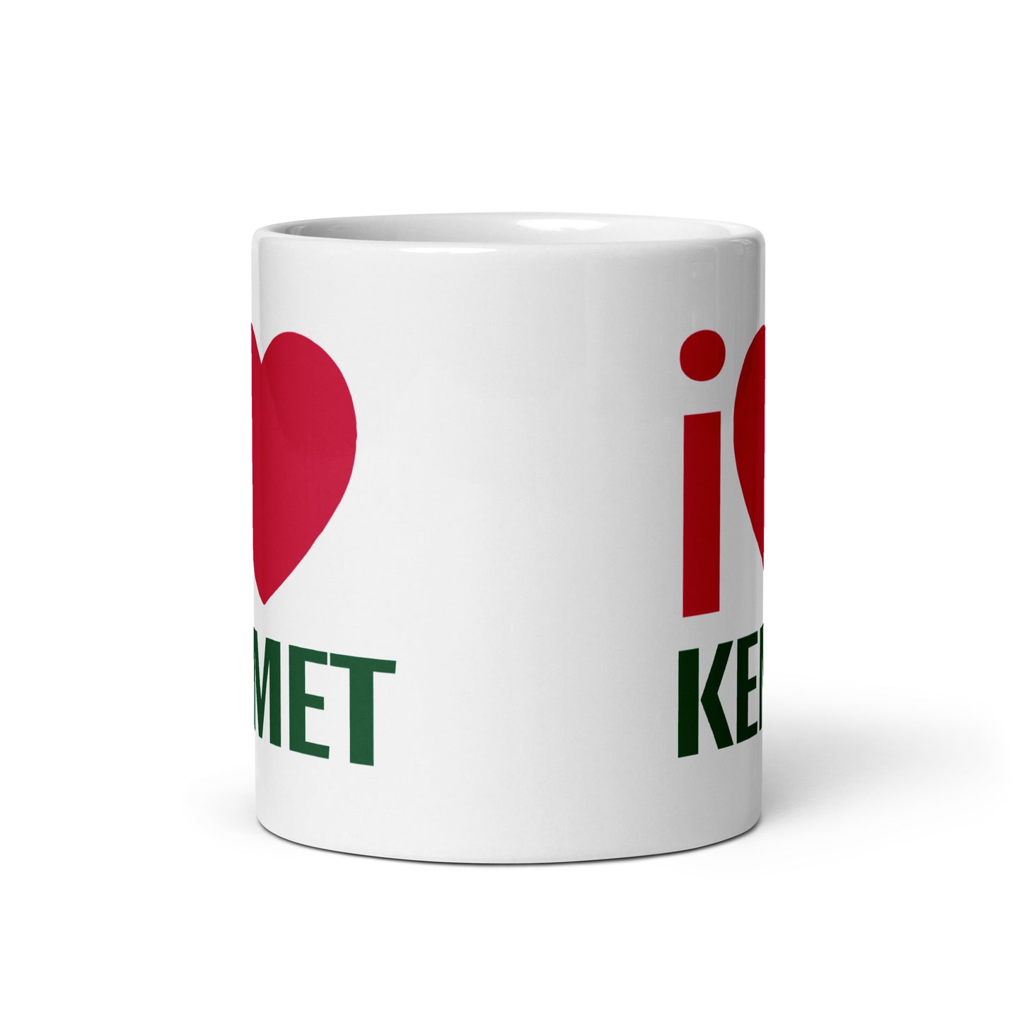 i LOVE KEMET White glossy mug