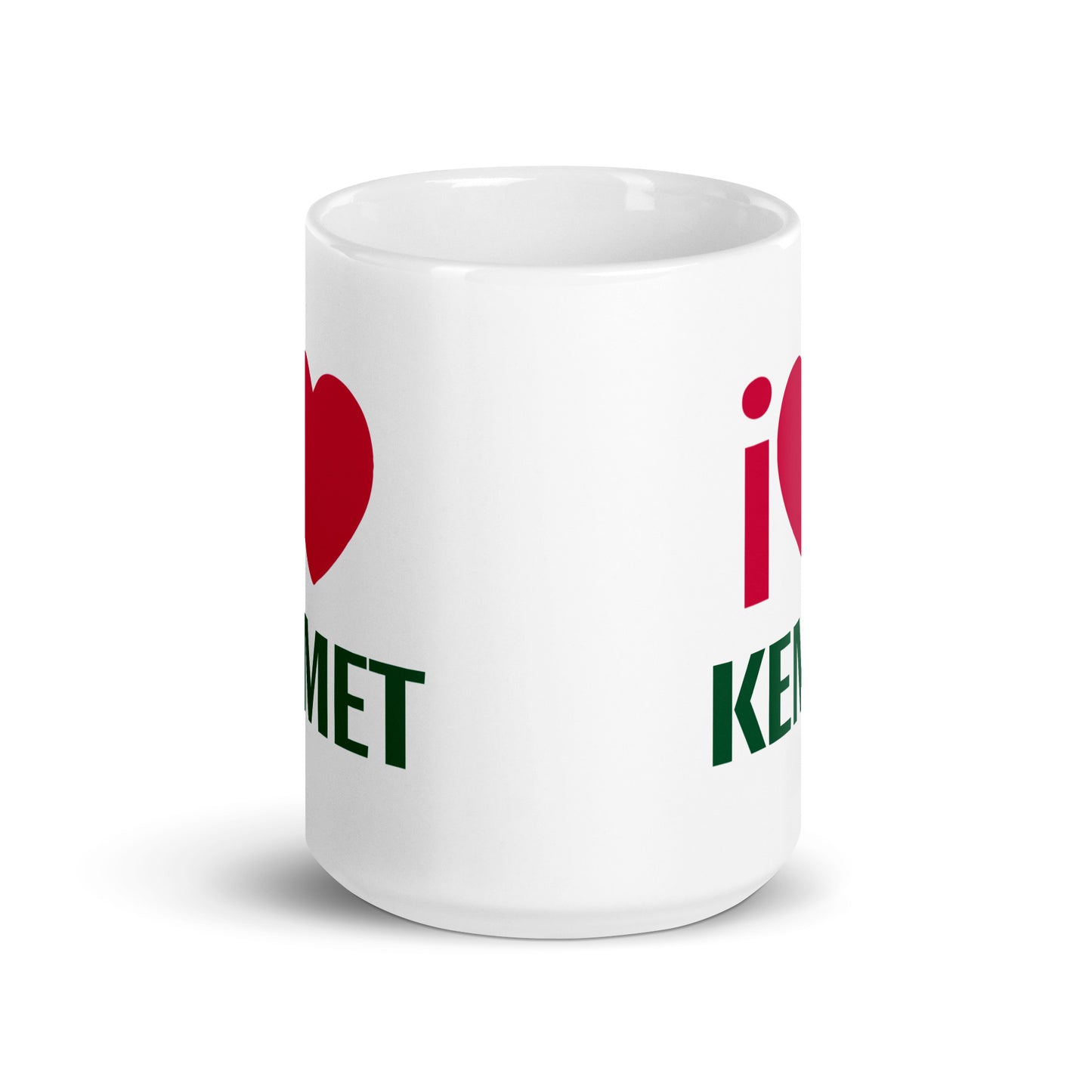 i LOVE KEMET White glossy mug