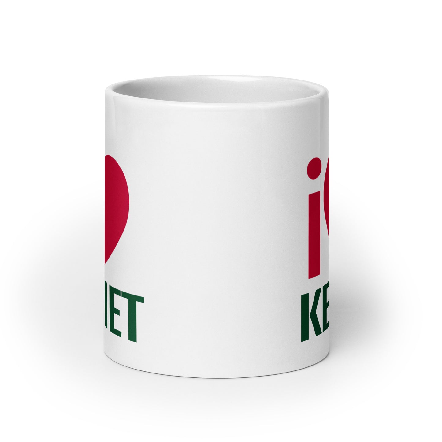 i LOVE KEMET White glossy mug