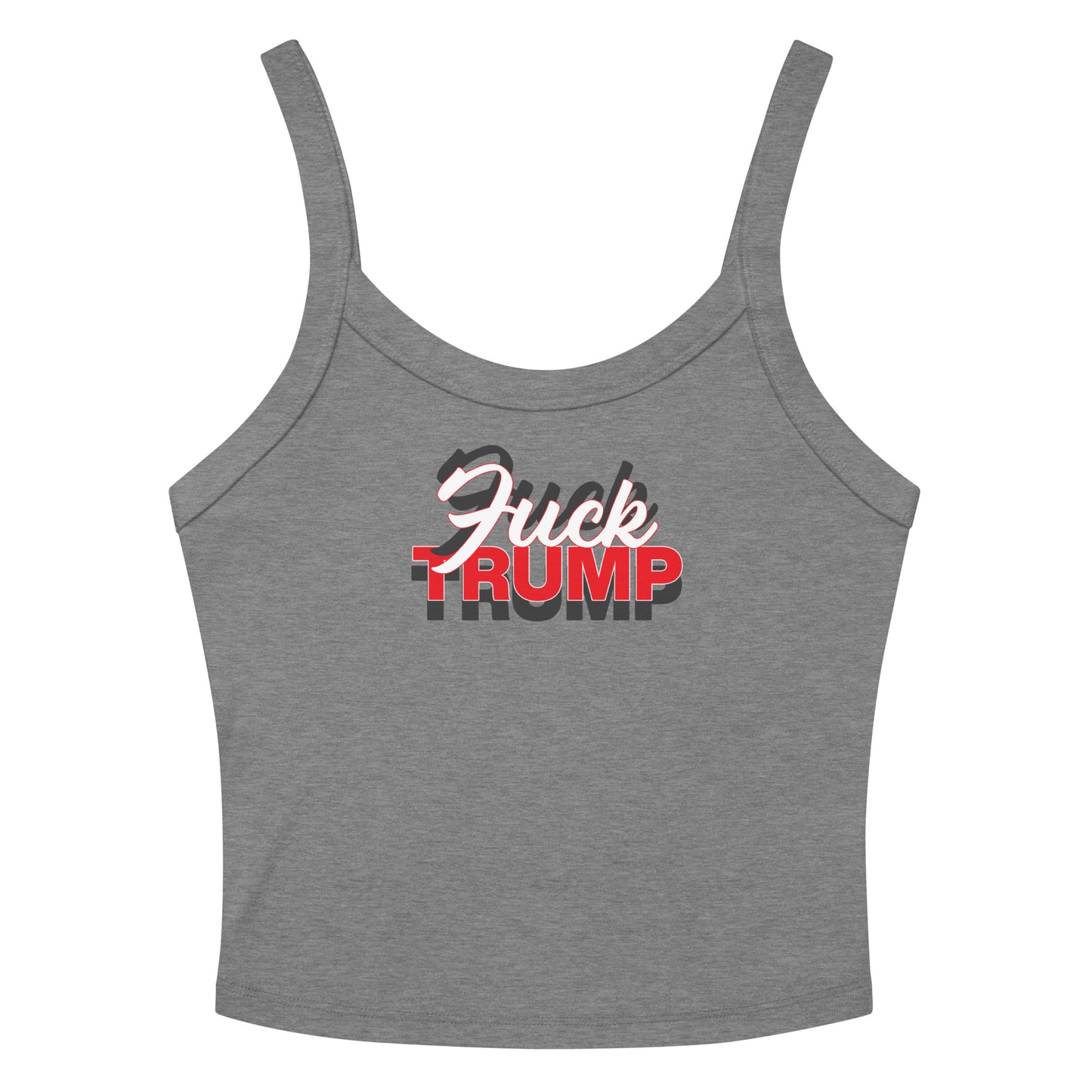 F TRUMP Women’s micro-rib tank top