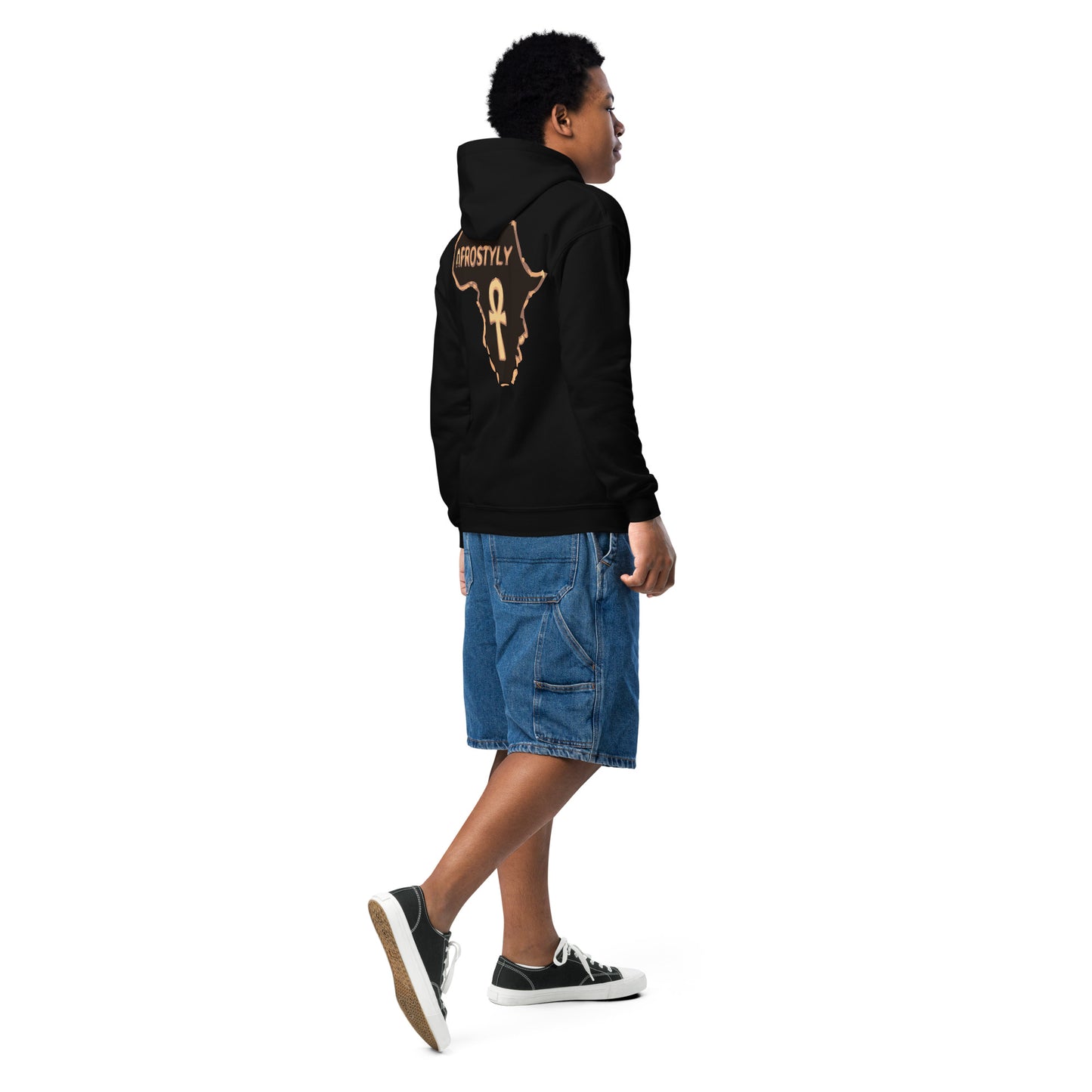 AFROSTYLY Youth heavy blend hoodie