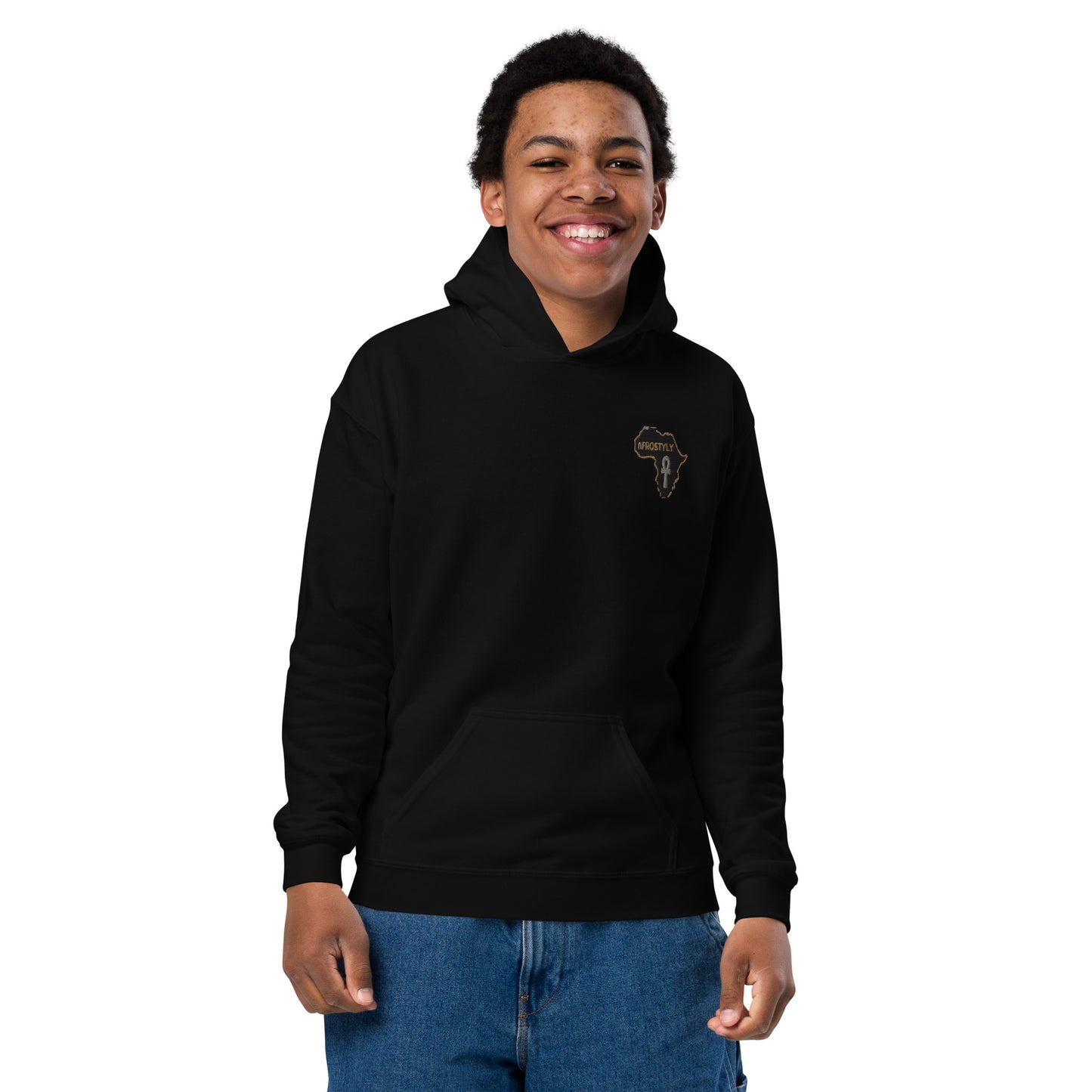 AFROSTYLY Youth heavy blend hoodie