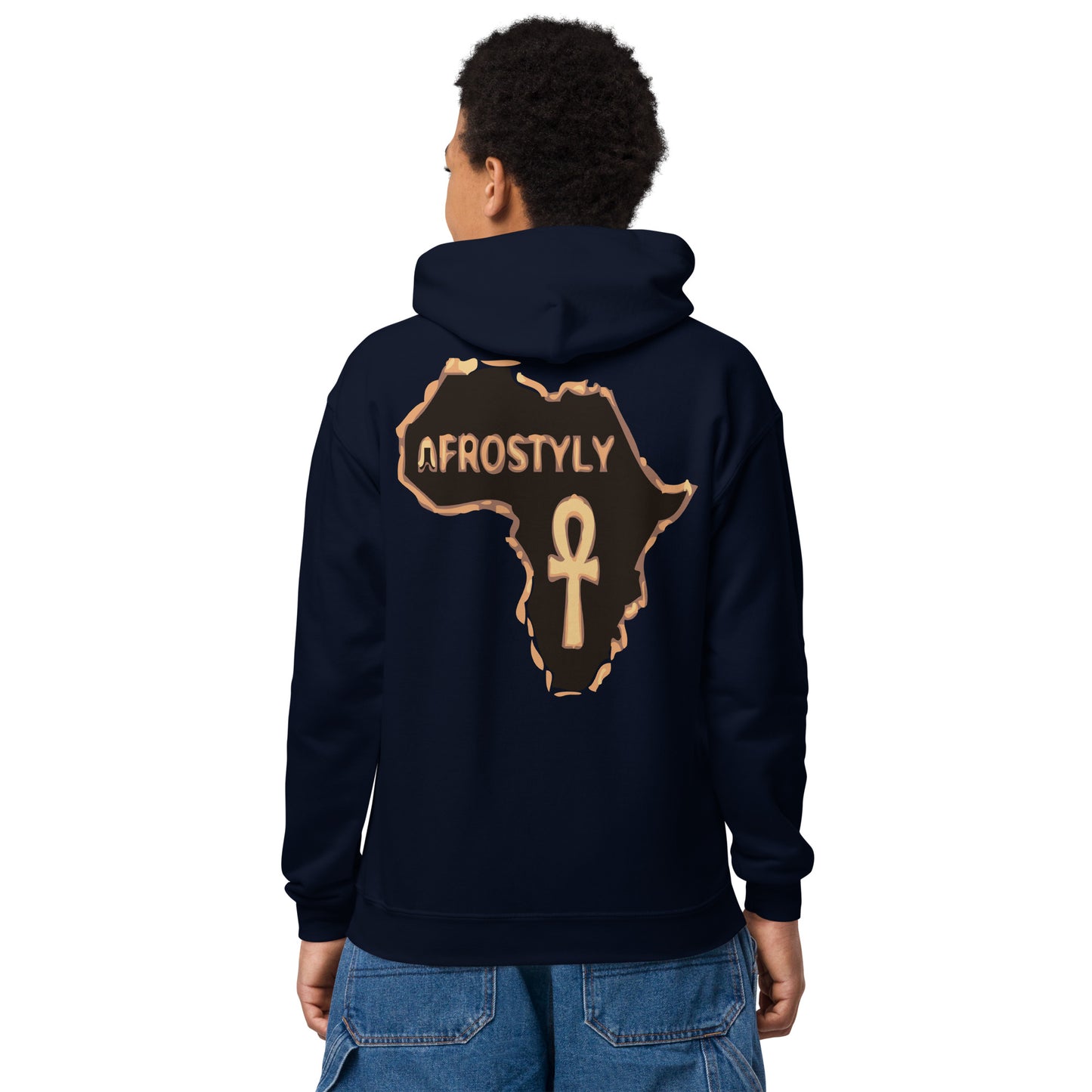 AFROSTYLY Youth heavy blend hoodie