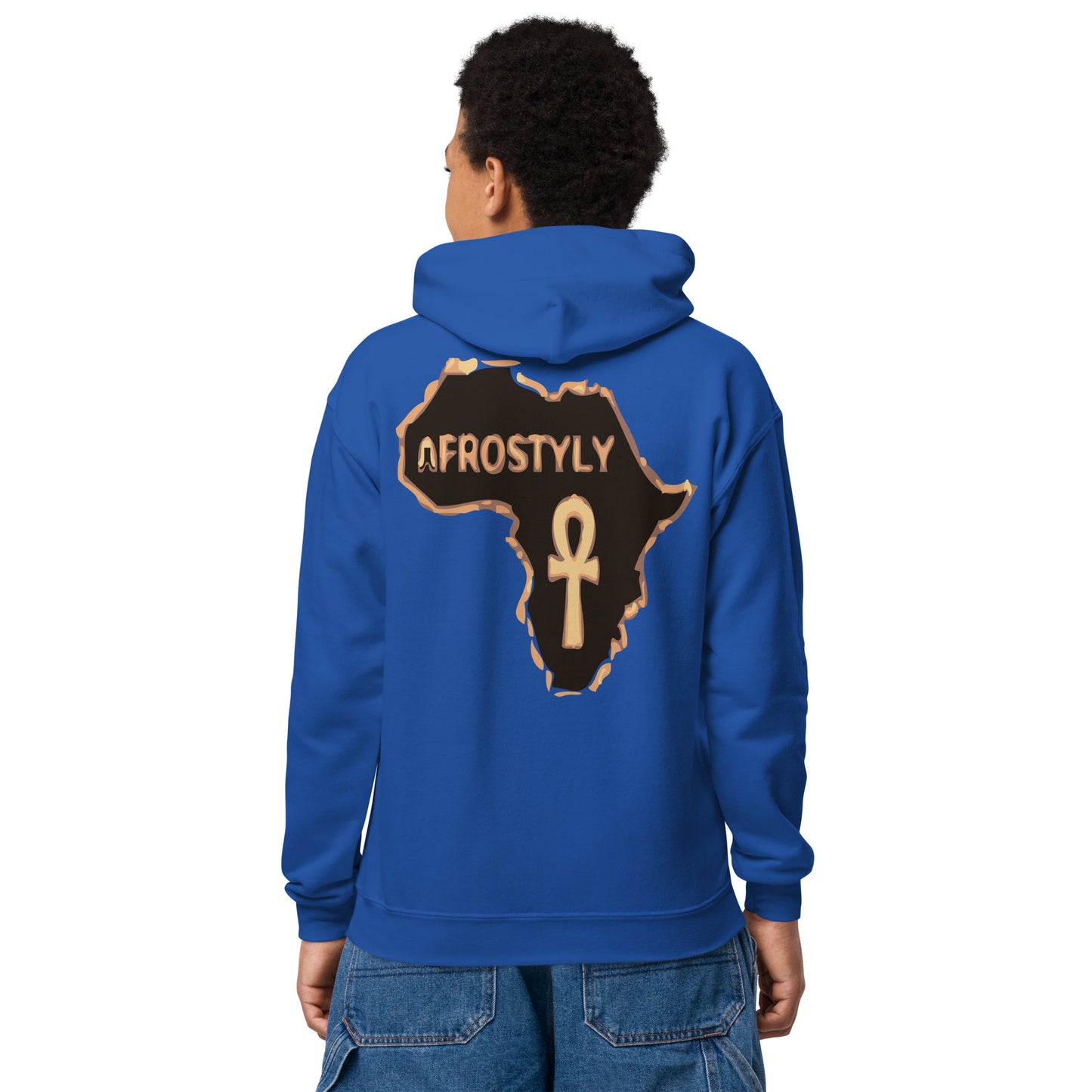 AFROSTYLY Youth heavy blend hoodie