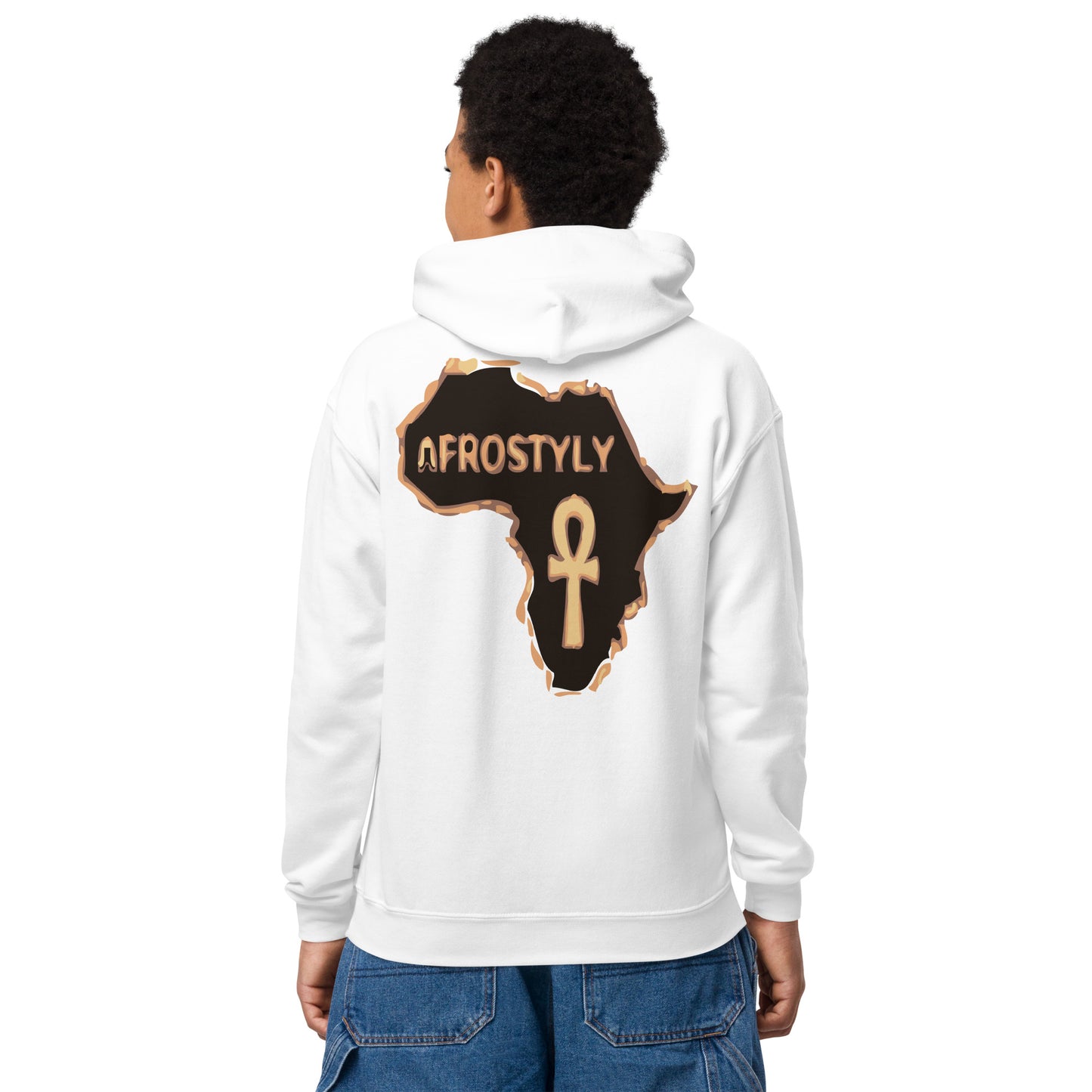 AFROSTYLY Youth heavy blend hoodie