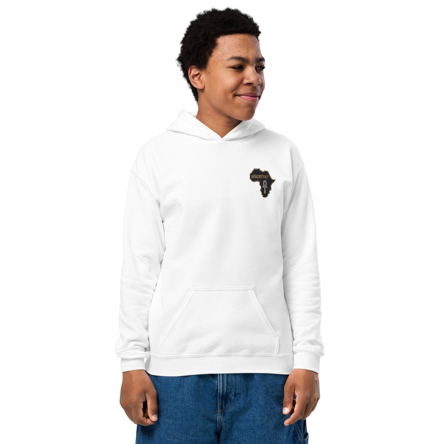 AFROSTYLY Youth heavy blend hoodie