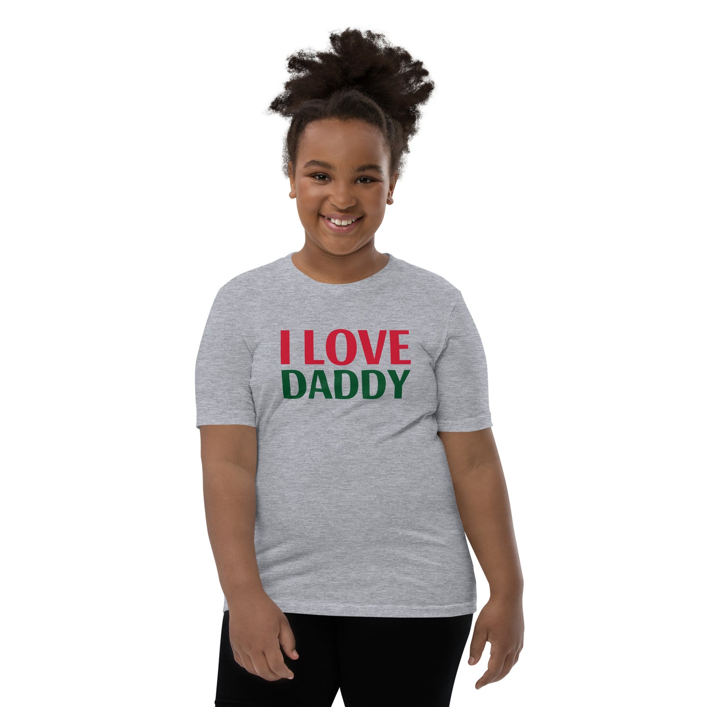 I LOVE DADDY Youth Short Sleeve T-Shirt