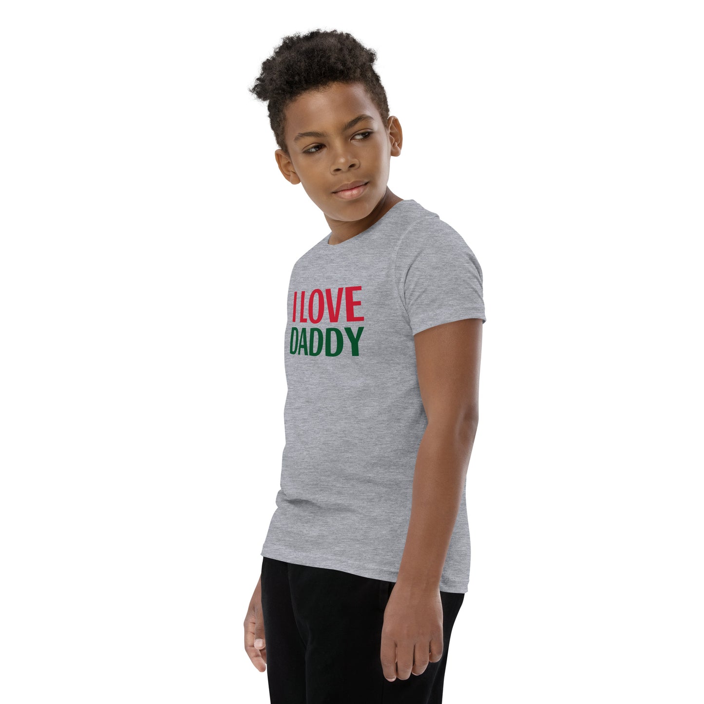 I LOVE DADDY Youth Short Sleeve T-Shirt
